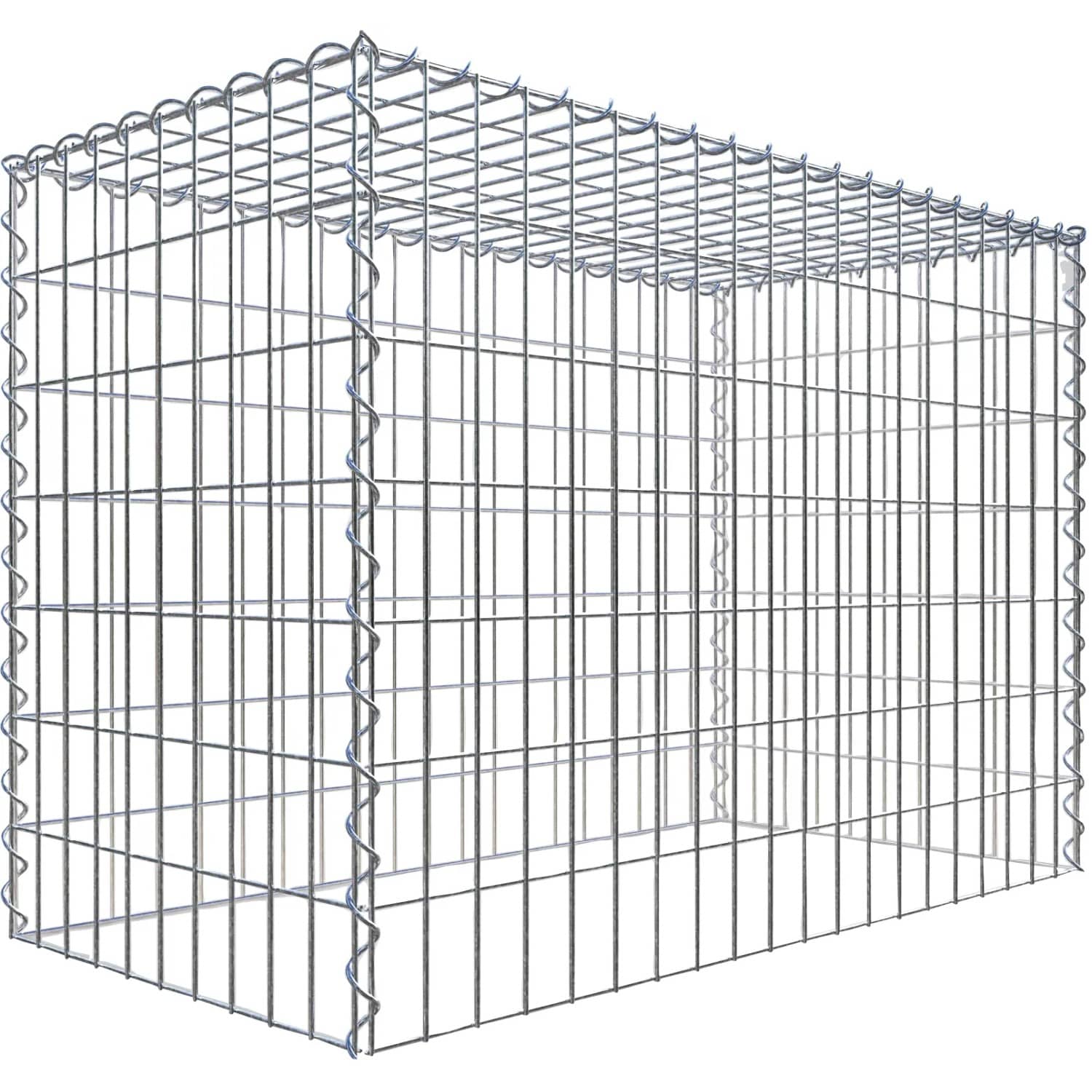 Gabiona Gabione-Anbaukorb Typ 3 70 x 100 x 50 cm Maschenw 5 x 10 cm