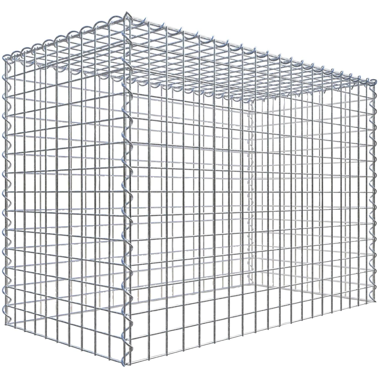 Gabiona Gabione-Anbaukorb Typ 3 70 x 100 x 50 cm Maschenw 5 x 5 cm