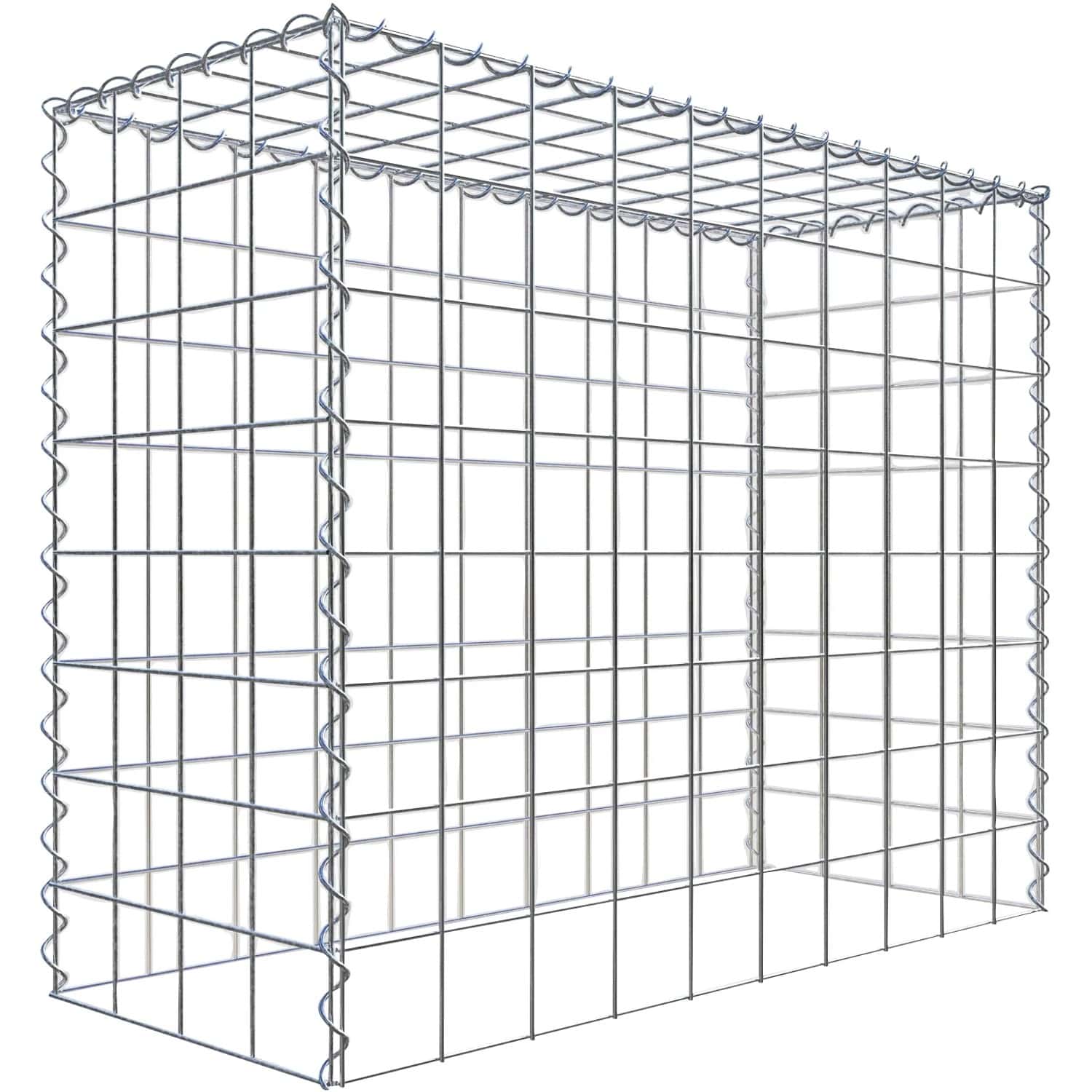 Gabiona Gabione-Anbaukorb Typ 3 80 x 100 x 40 cm Maschenw 10 x 10 cm