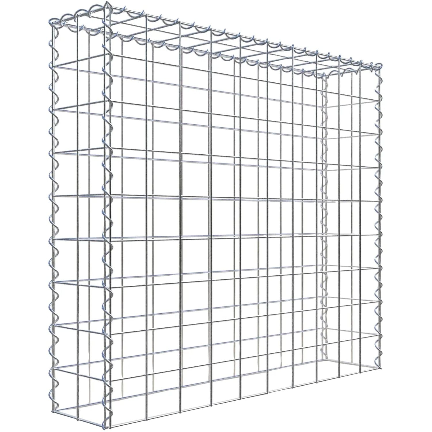 Gabiona Gabione-Anbaukorb Typ 3 90 x 100 x 20 cm Maschenw 10 x 10 cm