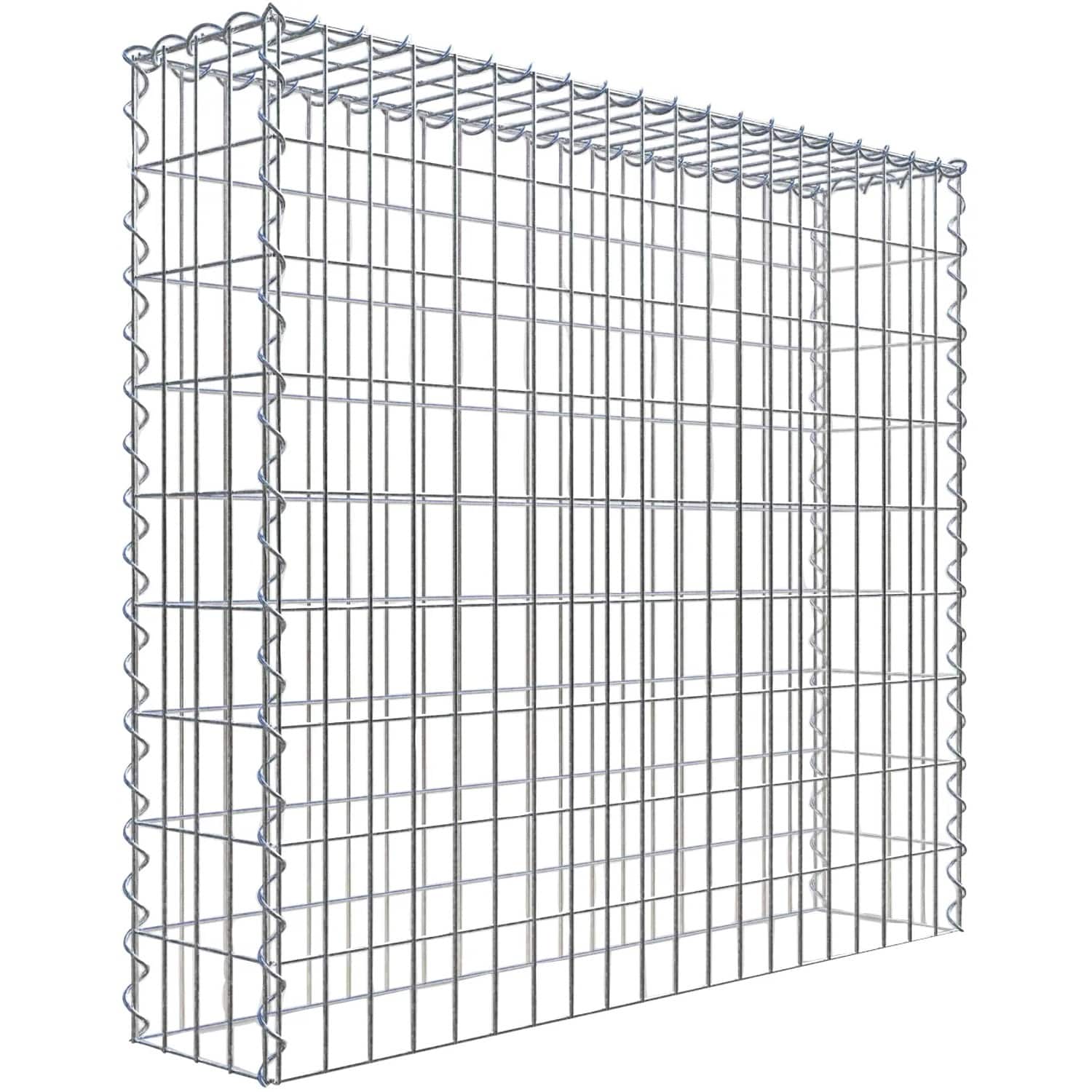 Gabiona Gabione-Anbaukorb Typ 3 90 x 100 x 20 cm Maschenw 5 x 10 cm