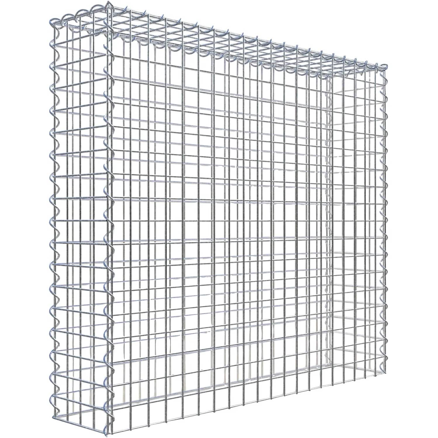 Gabiona Gabione-Anbaukorb Typ 3 90 x 100 x 20 cm Maschenw 5 x 5 cm