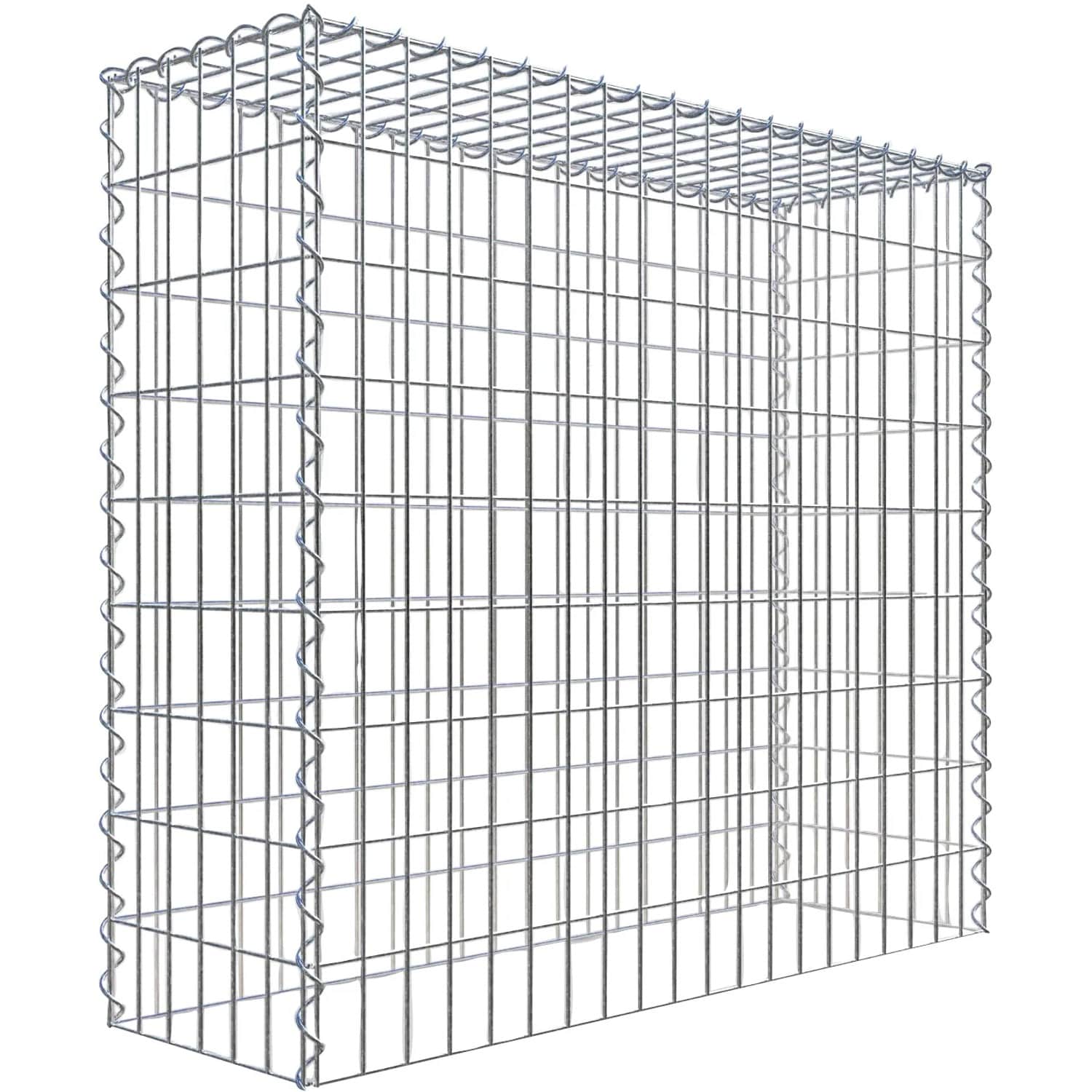 Gabiona Gabione-Anbaukorb Typ 3 90 x 100 x 30 cm Maschenw 5 x 10 cm