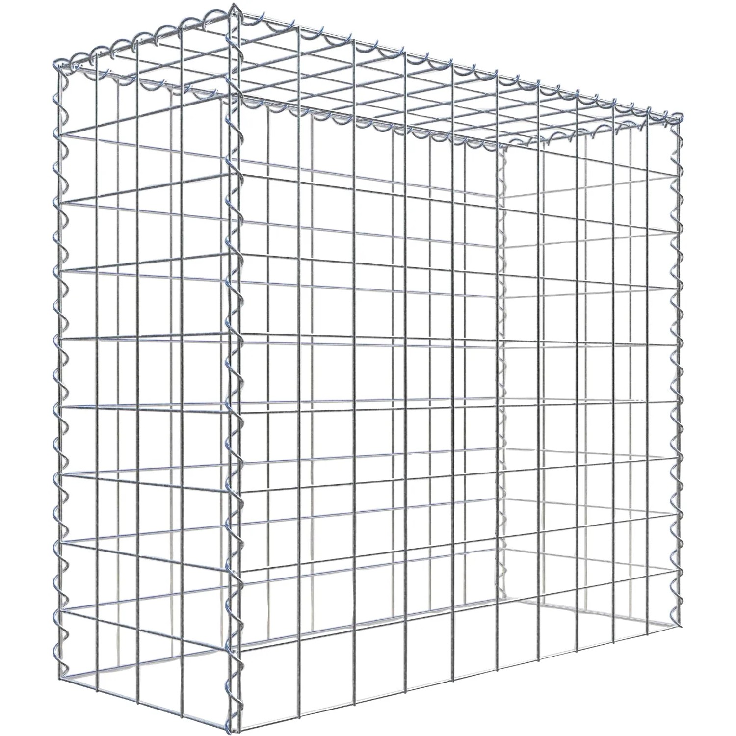 Gabiona Gabione-Anbaukorb Typ 3 90 x 100 x 40 cm Maschenw 10 x 10 cm