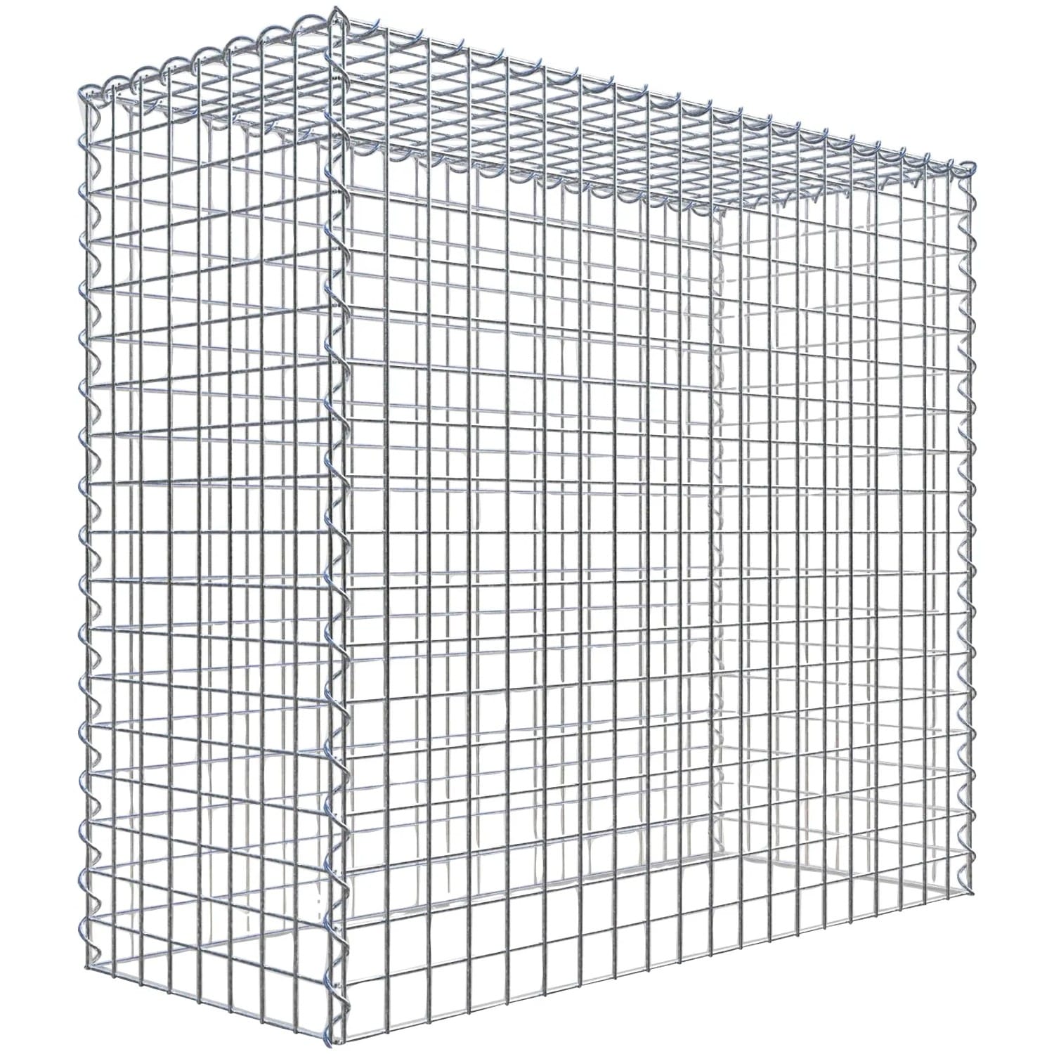 Gabiona Gabione-Anbaukorb Typ 3 90 x 100 x 40 cm Maschenw 5 x 5 cm