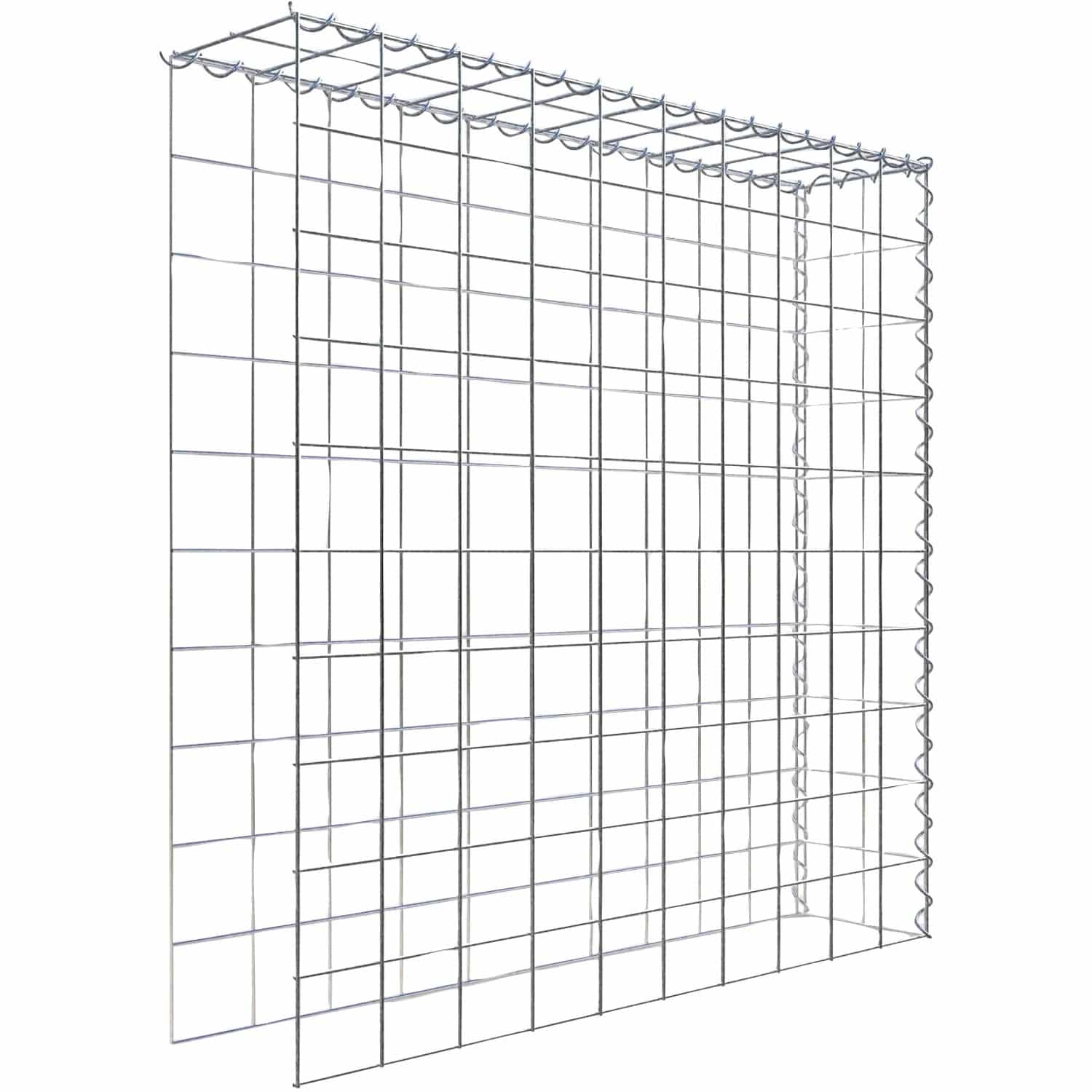 Gabiona Gabione-Anbaukorb Typ 4 100 x 100 x 20 cm Maschenw 10 x 10 cm