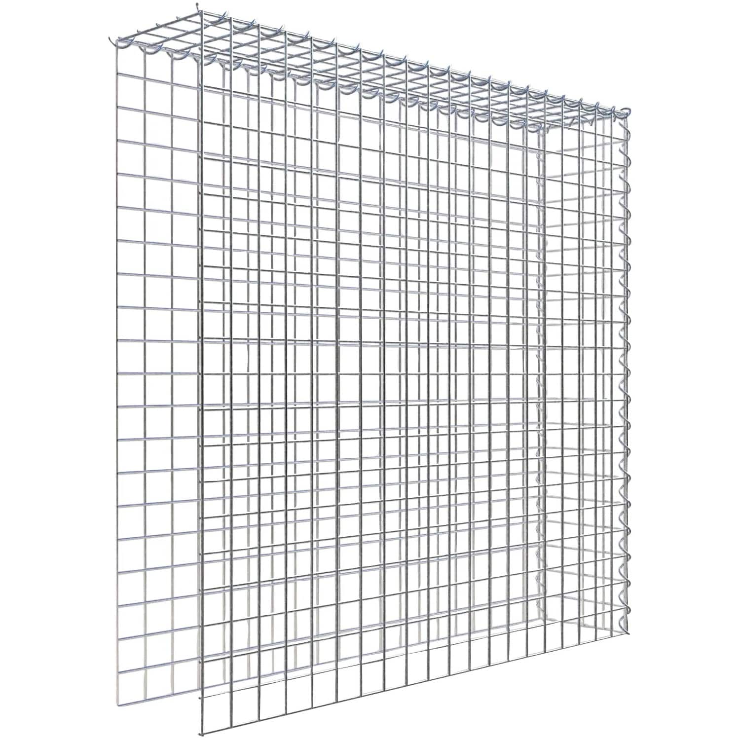 Gabiona Gabione-Anbaukorb Typ 4 100 x 100 x 20 cm Maschenw 5 x 5 cm