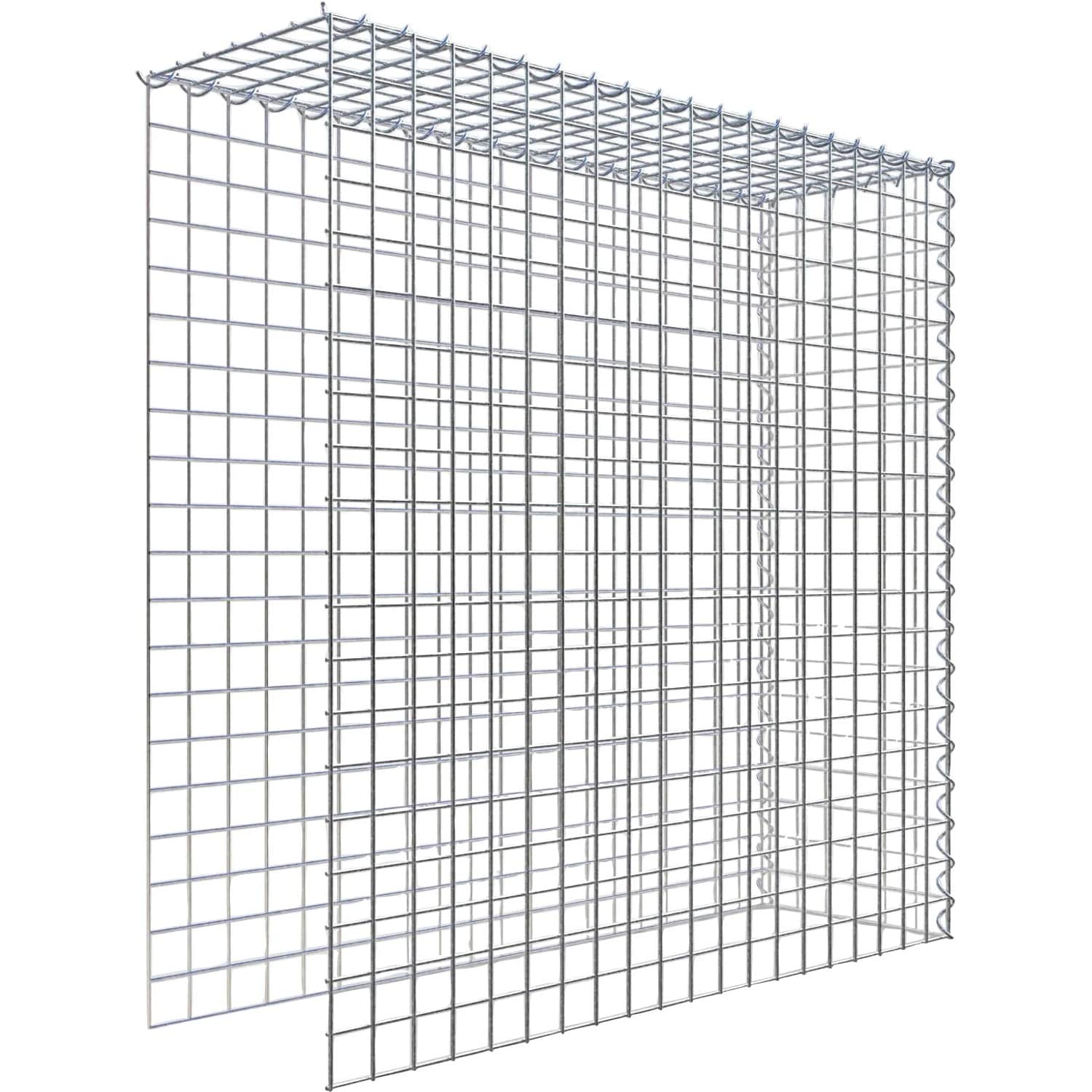 Gabiona Gabione-Anbaukorb Typ 4 100 x 100 x 30 cm Maschenw 5 x 5 cm