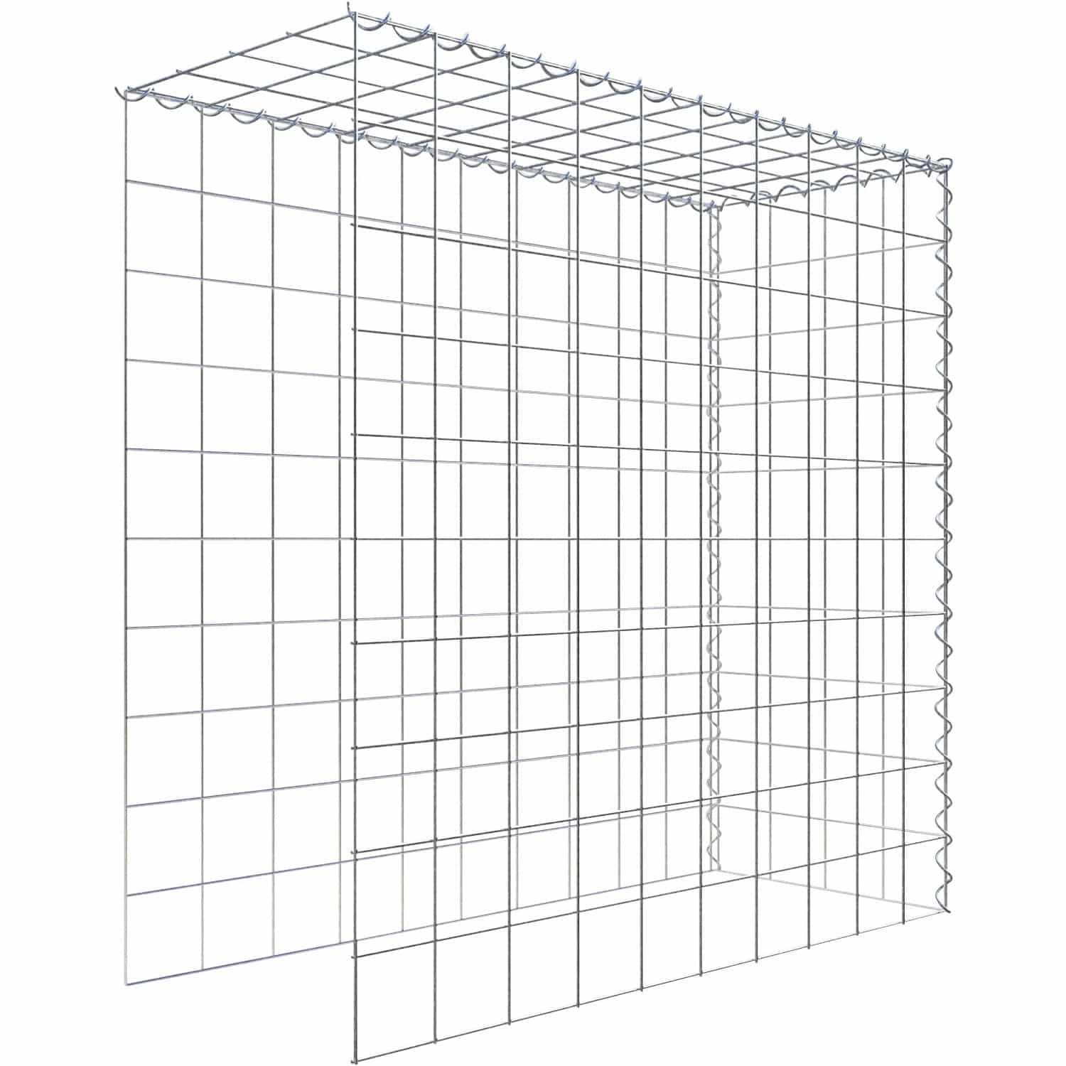 Gabiona Gabione-Anbaukorb Typ 4 100 x 100 x 40 cm Maschenw 10 x 10 cm