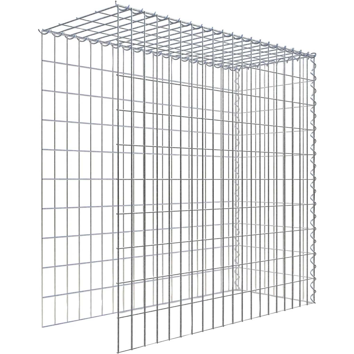 Gabiona Gabione-Anbaukorb Typ 4 100 x 100 x 40 cm Maschenw 5 x 10 cm