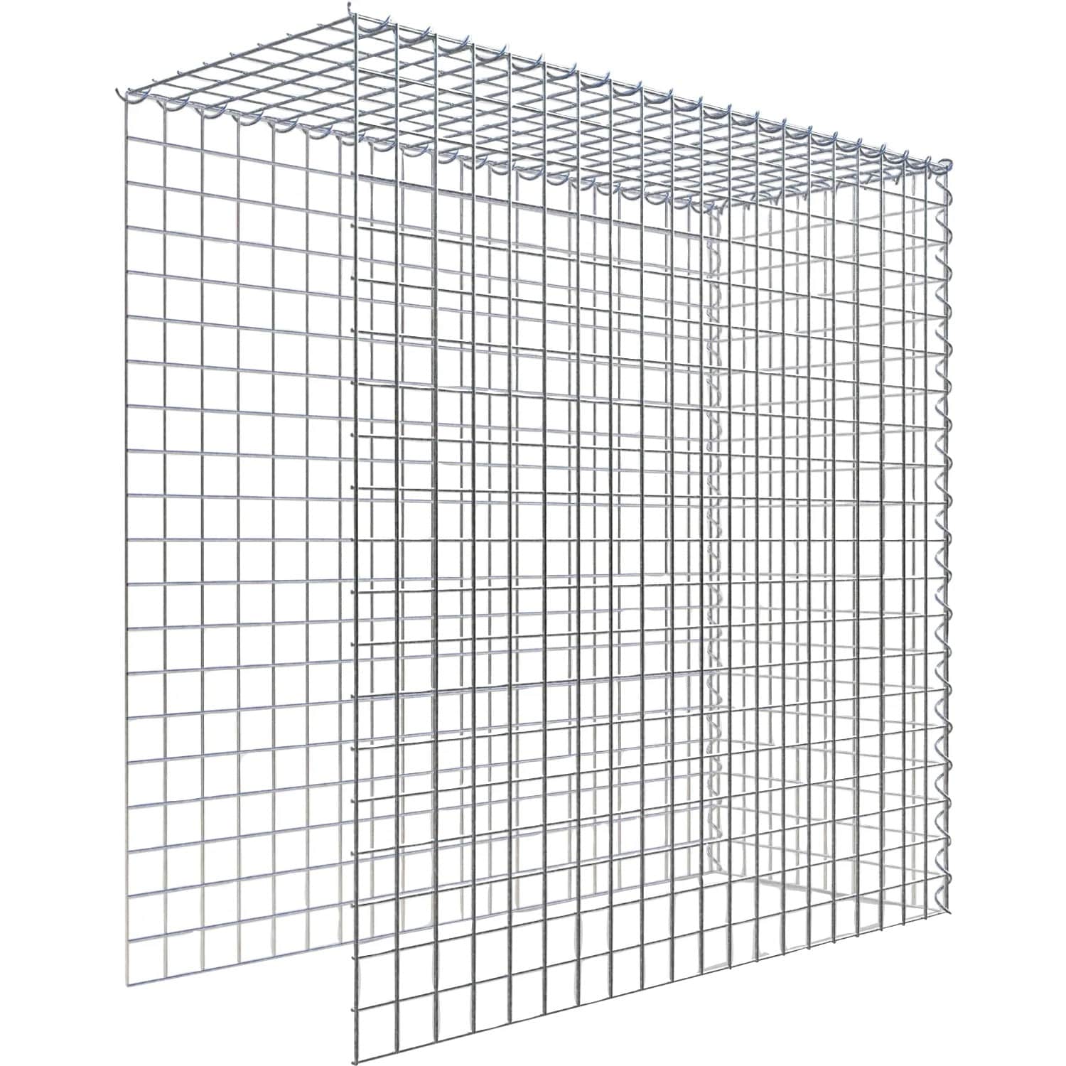 Gabiona Gabione-Anbaukorb Typ 4 100 x 100 x 40 cm Maschenw 5 x 5 cm