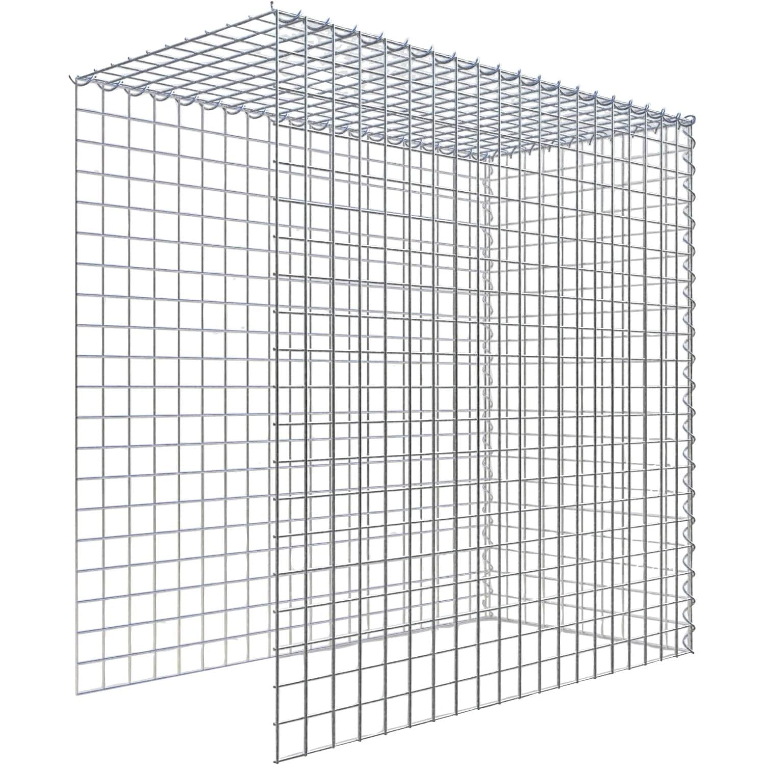 Gabiona Gabione-Anbaukorb Typ 4 100 x 100 x 50 cm Maschenw 5 x 5 cm