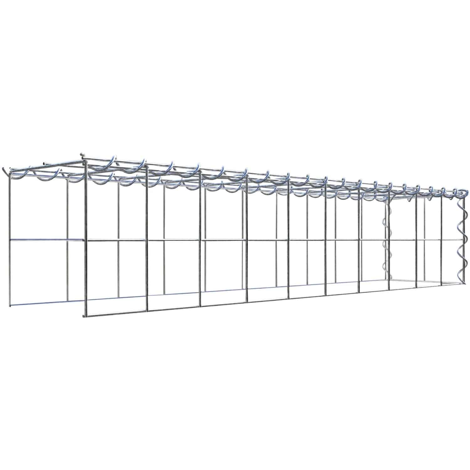 Gabiona Gabione-Anbaukorb Typ 4 20 x 100 x 20 cm Maschenw 10 x 10 cm