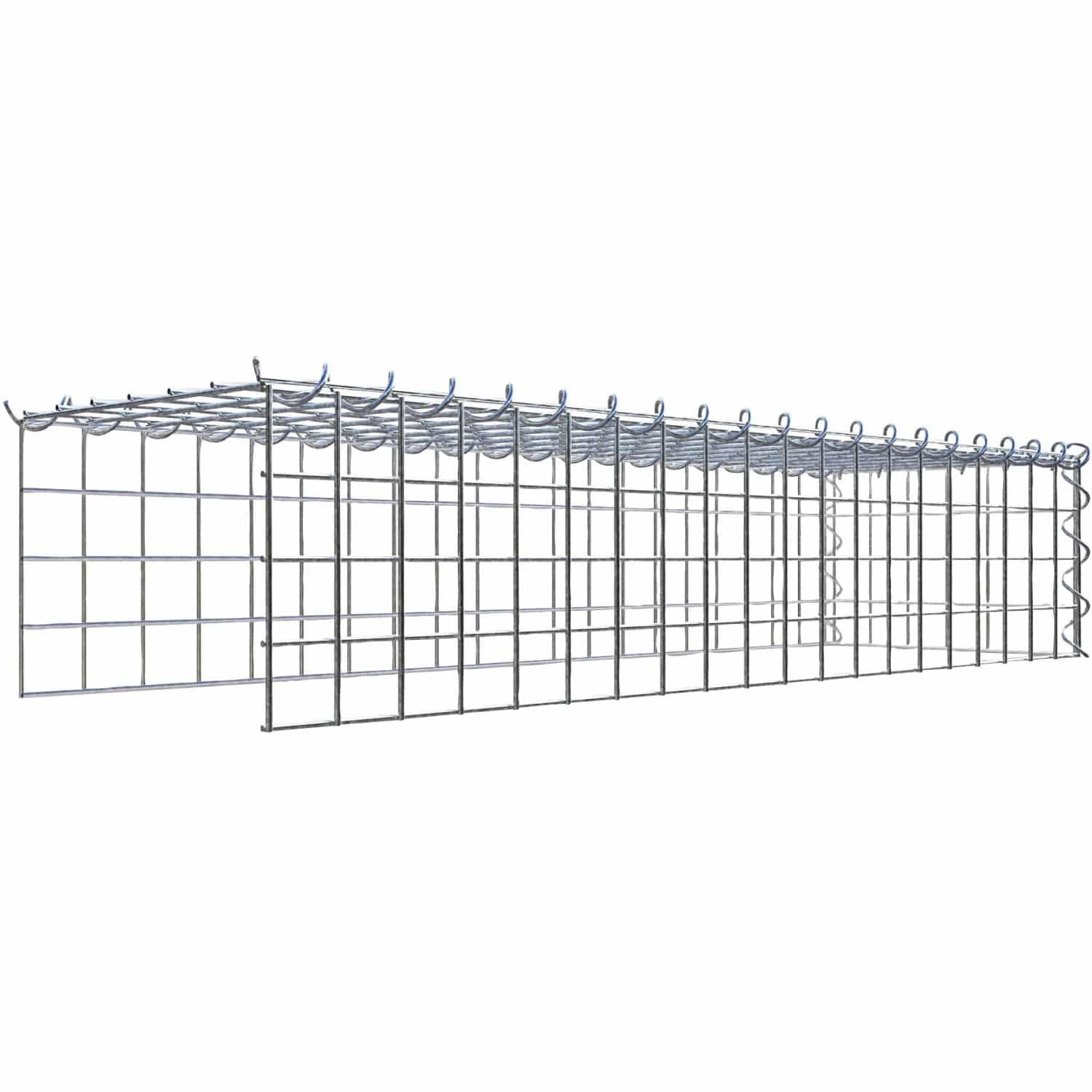 Gabiona Gabione-Anbaukorb Typ 4 20 x 100 x 30 cm Maschenw 5 x 5 cm