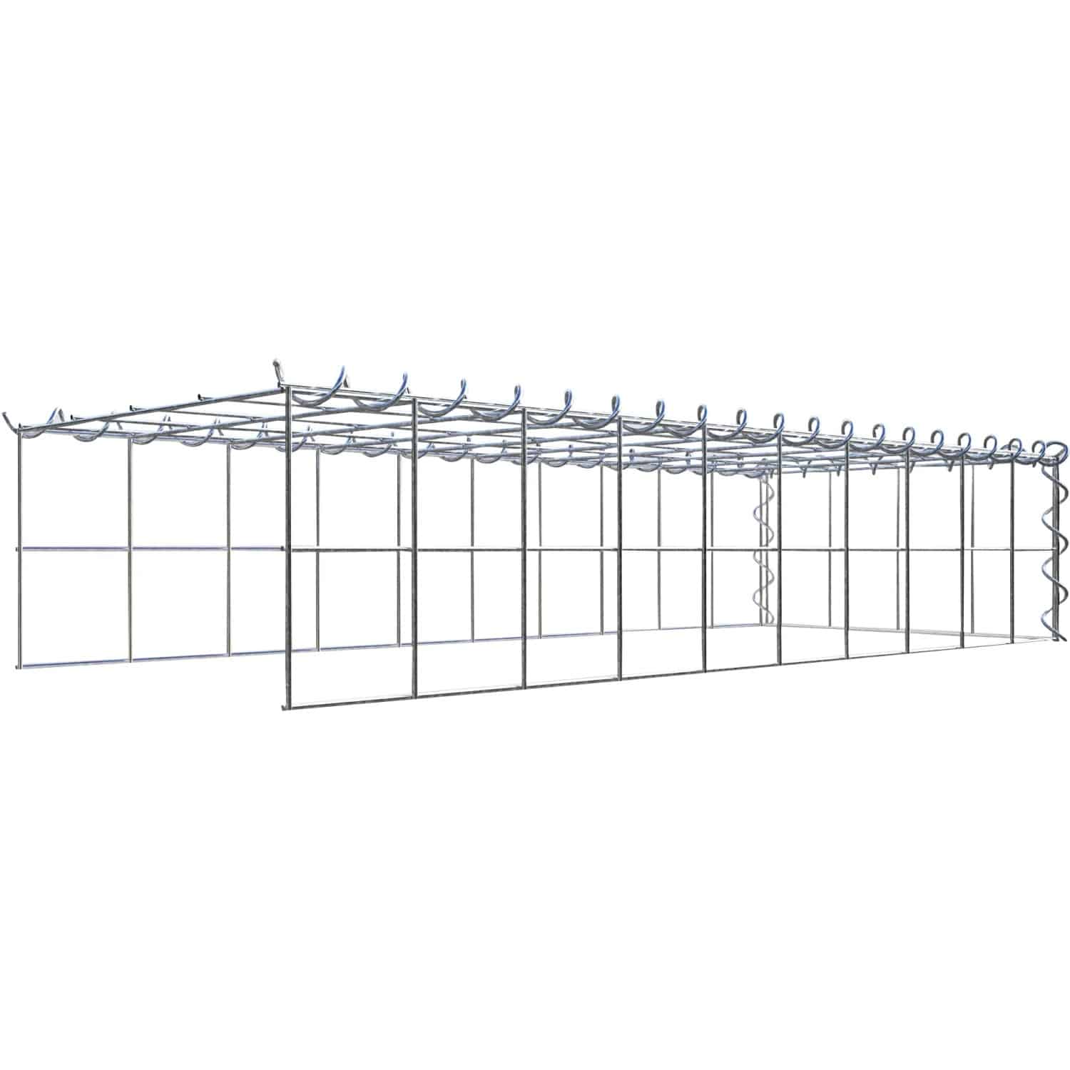 Gabiona Gabione-Anbaukorb Typ 4 20 x 100 x 40 cm Maschenw 10 x 10 cm