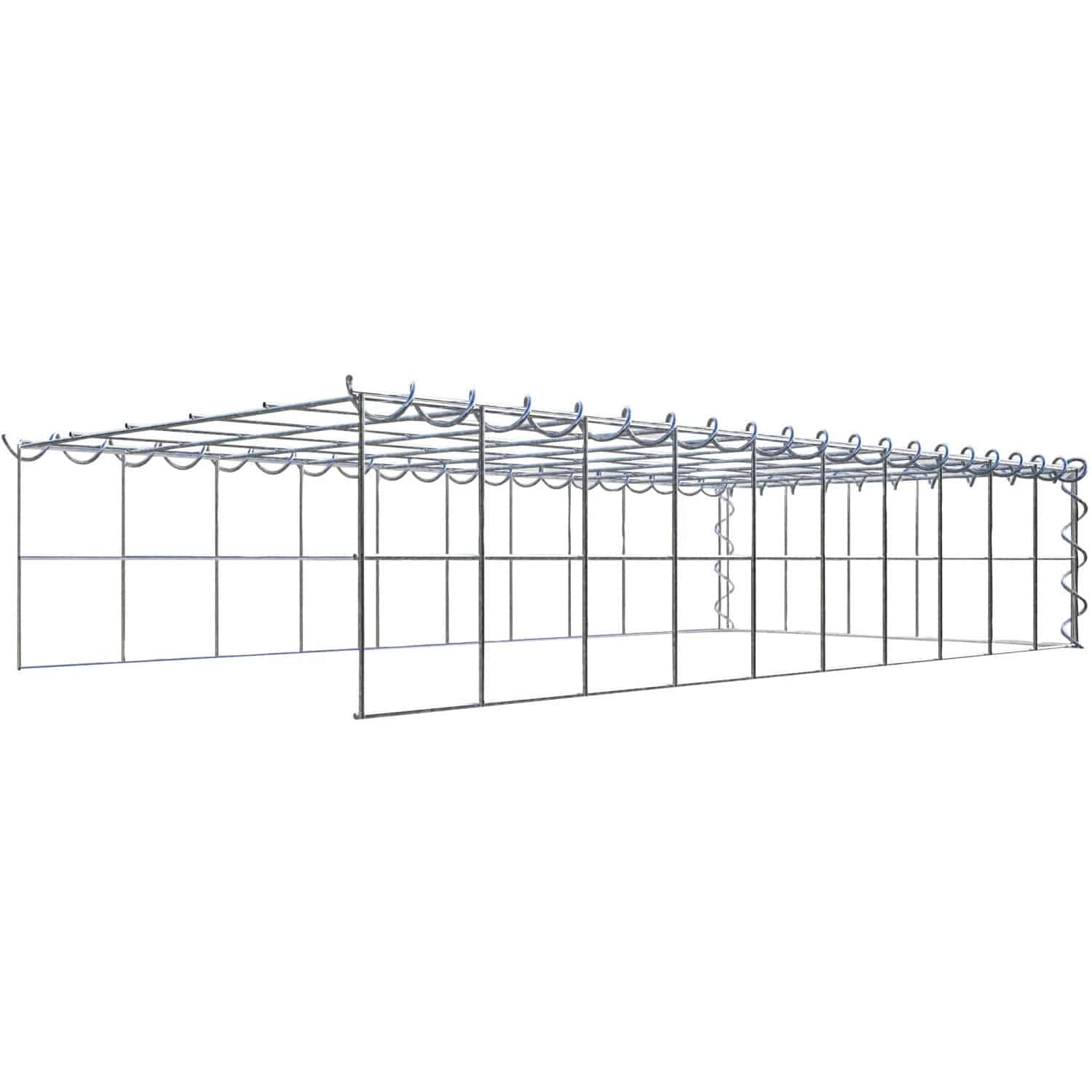 Gabiona Gabione-Anbaukorb Typ 4 20 x 100 x 50 cm Maschenw 10 x 10 cm