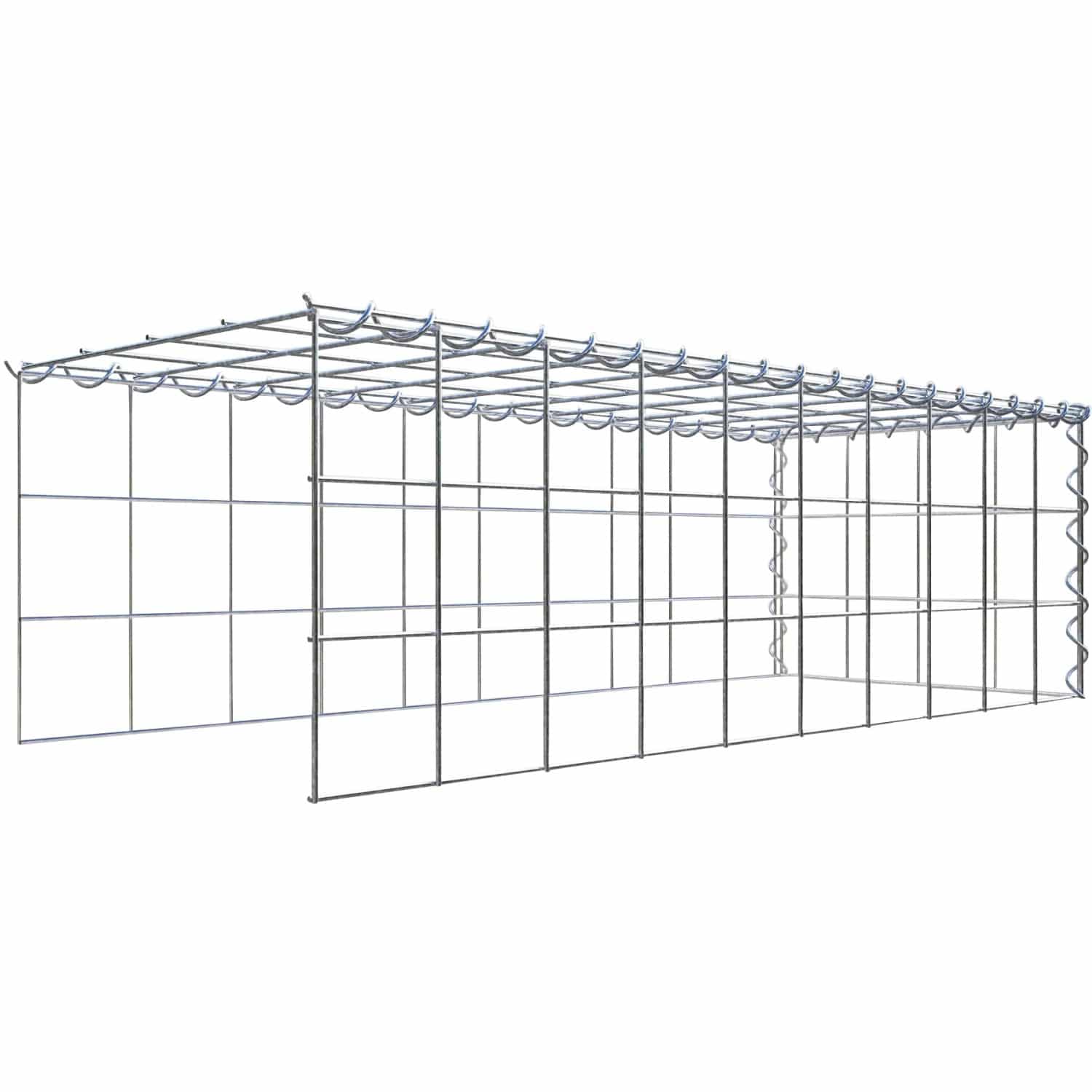 Gabiona Gabione-Anbaukorb Typ 4 30 x 100 x 40 cm Maschenw 10 x 10 cm