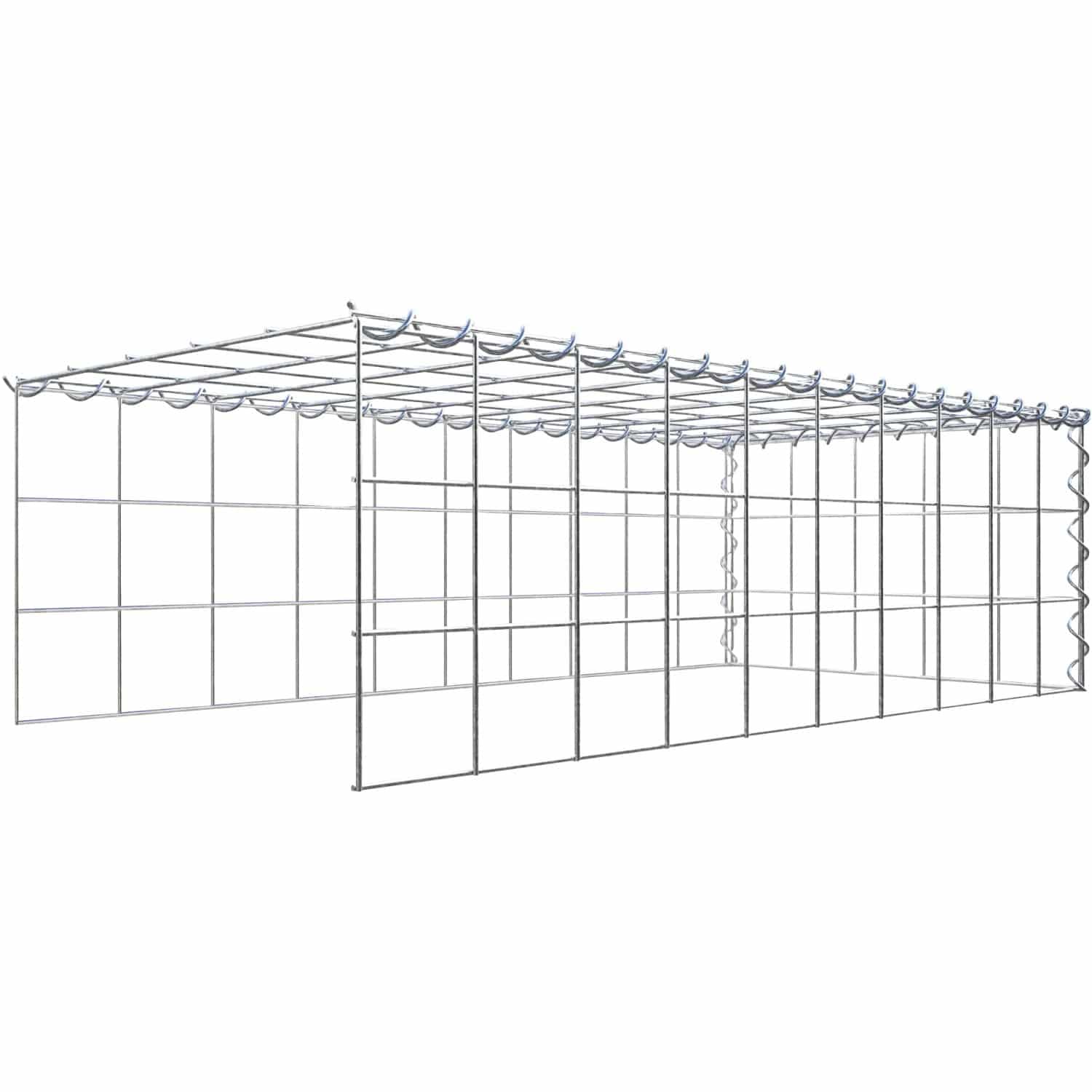 Gabiona Gabione-Anbaukorb Typ 4 30 x 100 x 50 cm Maschenw 10 x 10 cm