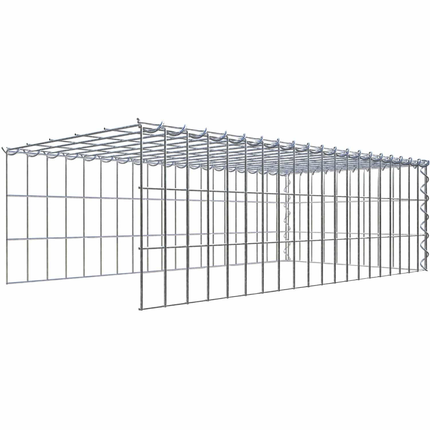 Gabiona Gabione-Anbaukorb Typ 4 30 x 100 x 50 cm Maschenw 5 x 10 cm