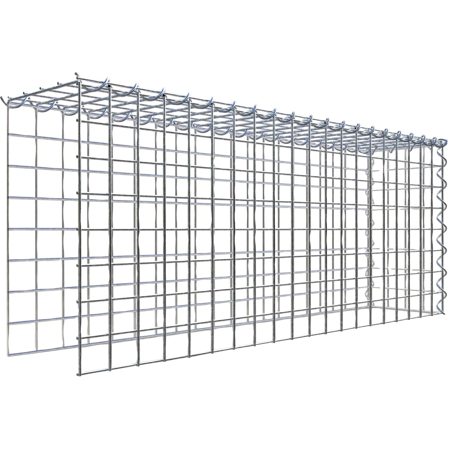 Gabiona Gabione-Anbaukorb Typ 4 40 x 100 x 20 cm Maschenw 5 x 5 cm