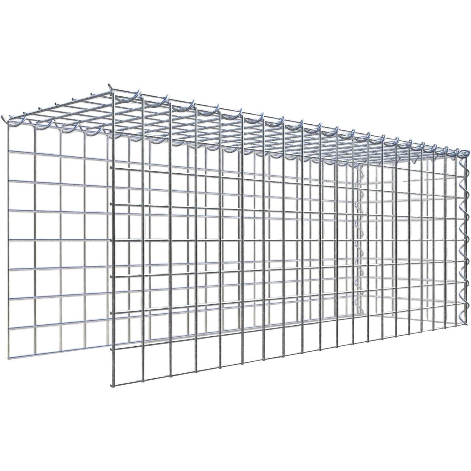Gabiona Gabione-Anbaukorb Typ 4 40 x 100 x 30 cm Maschenw 5 x 5 cm