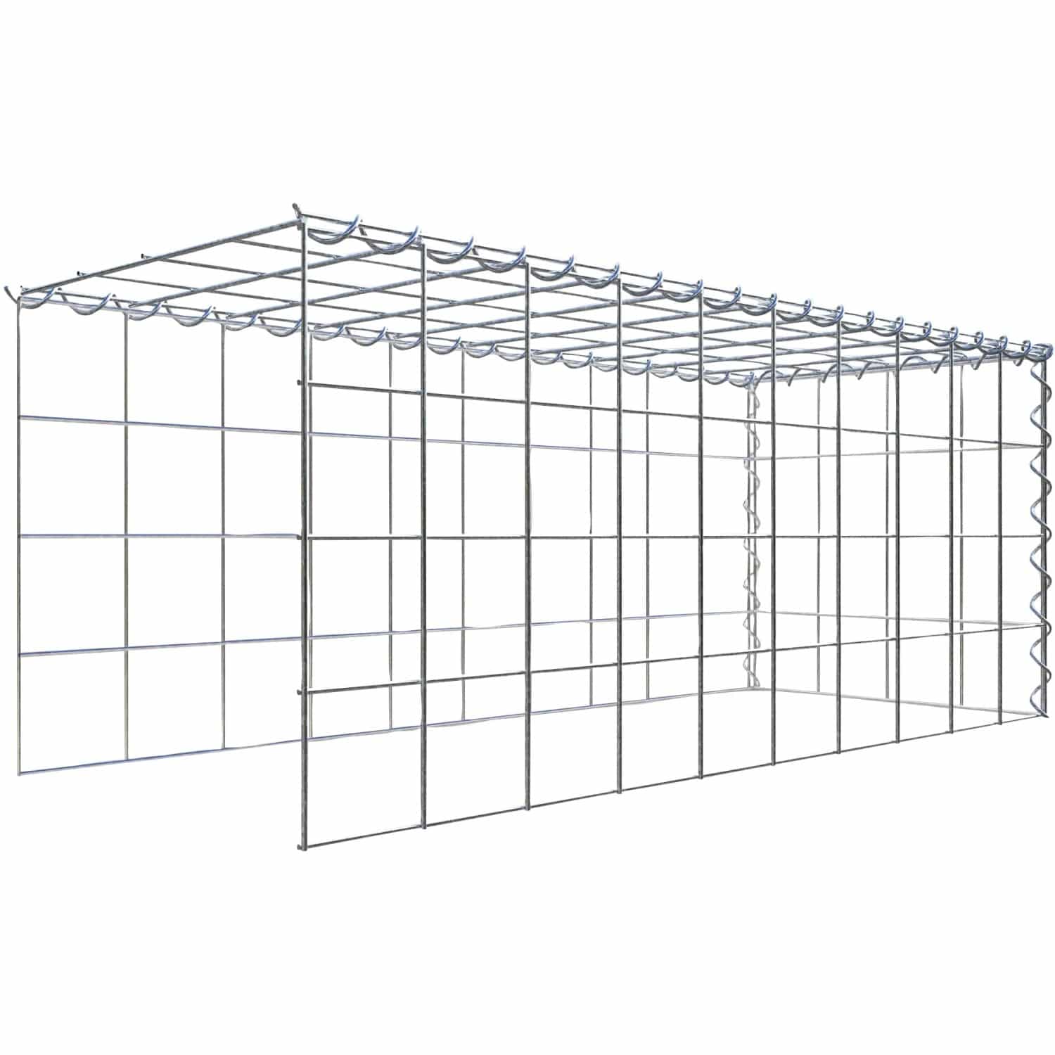 Gabiona Gabione-Anbaukorb Typ 4 40 x 100 x 40 cm Maschenw 10 x 10 cm