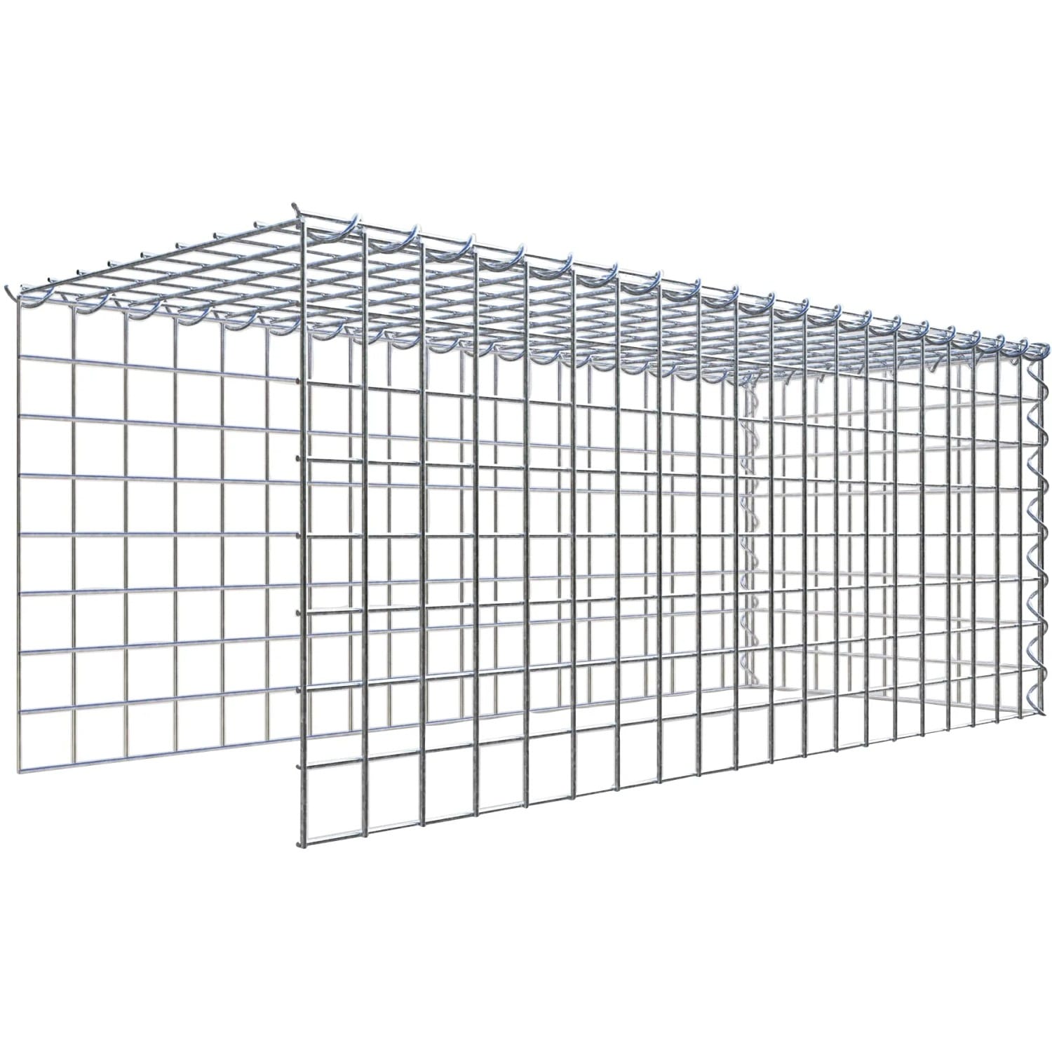Gabiona Gabione-Anbaukorb Typ 4 40 x 100 x 40 cm Maschenw 5 x 5 cm