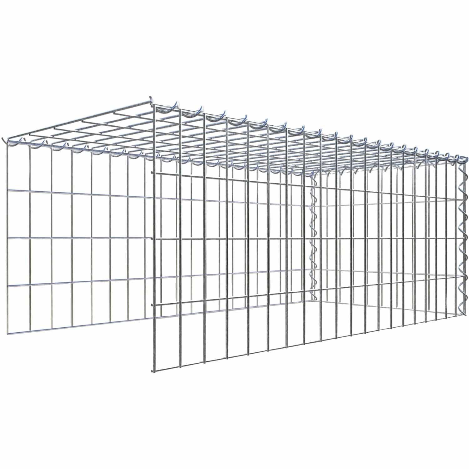 Gabiona Gabione-Anbaukorb Typ 4 40 x 100 x 50 cm Maschenw 5 x 10 cm