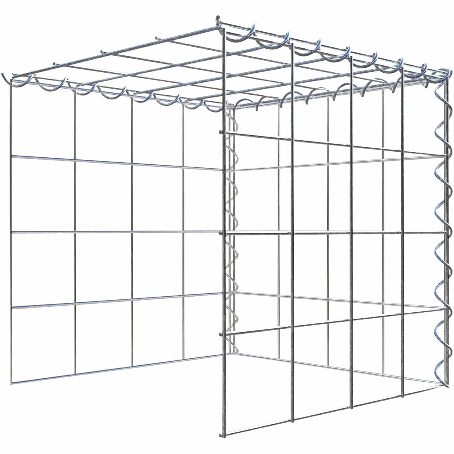 Gabiona Gabione-Anbaukorb Typ 4 40 x 40 x 40 cm Maschenw 10 x 10 cm