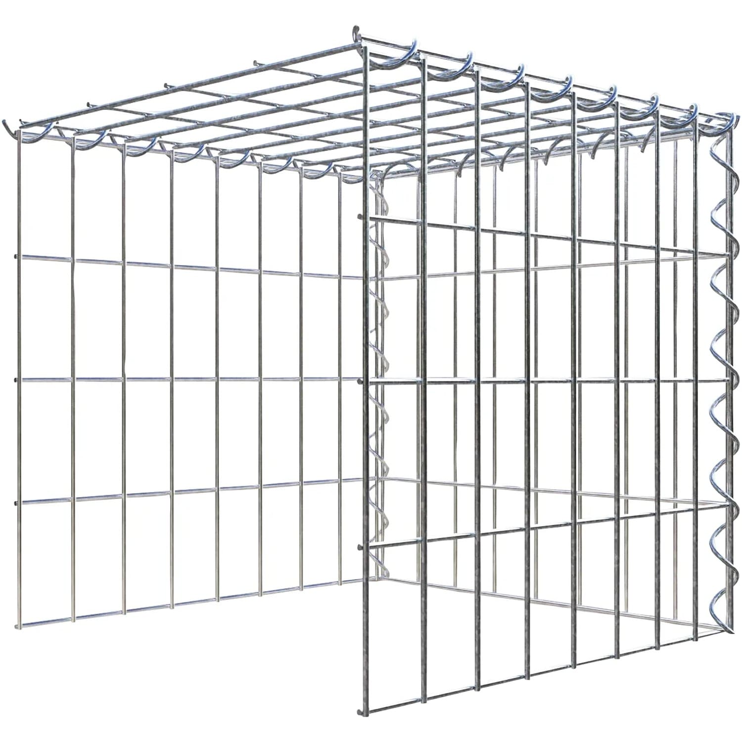 Gabiona Gabione-Anbaukorb Typ 4 40 x 40 x 40 cm Maschenw 5 x 10 cm
