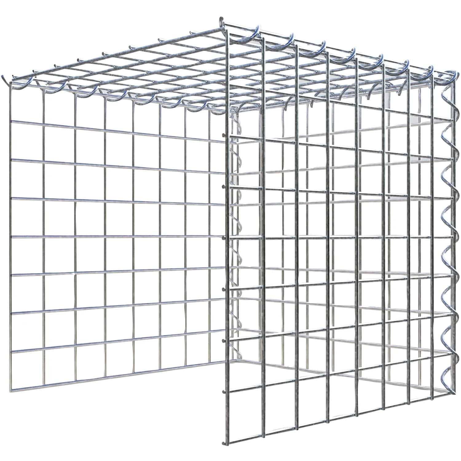 Gabiona Gabione-Anbaukorb Typ 4 40 x 40 x 40 cm Maschenw 5 x 5 cm