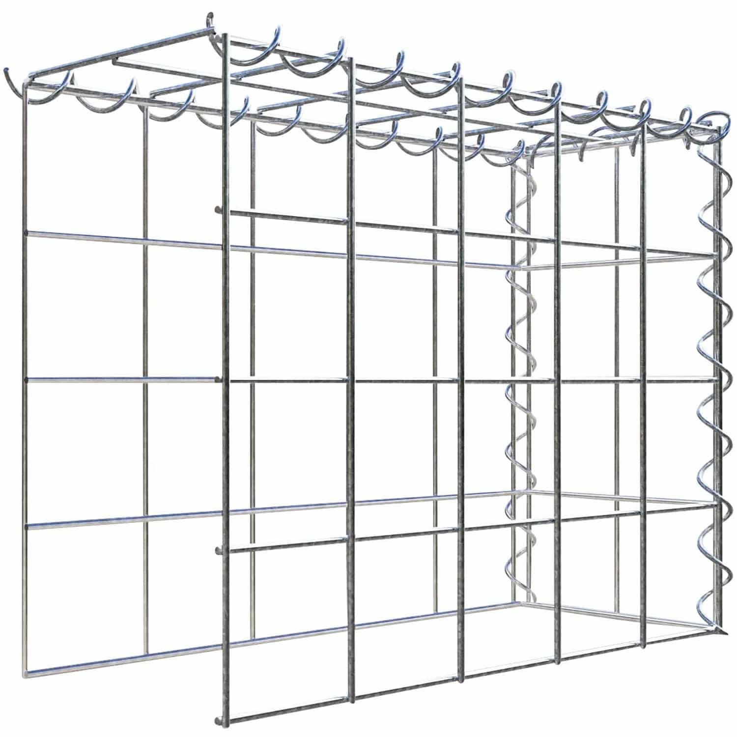 Gabiona Gabione-Anbaukorb Typ 4 40 x 50 x 20 cm Maschenw 10 x 10 cm