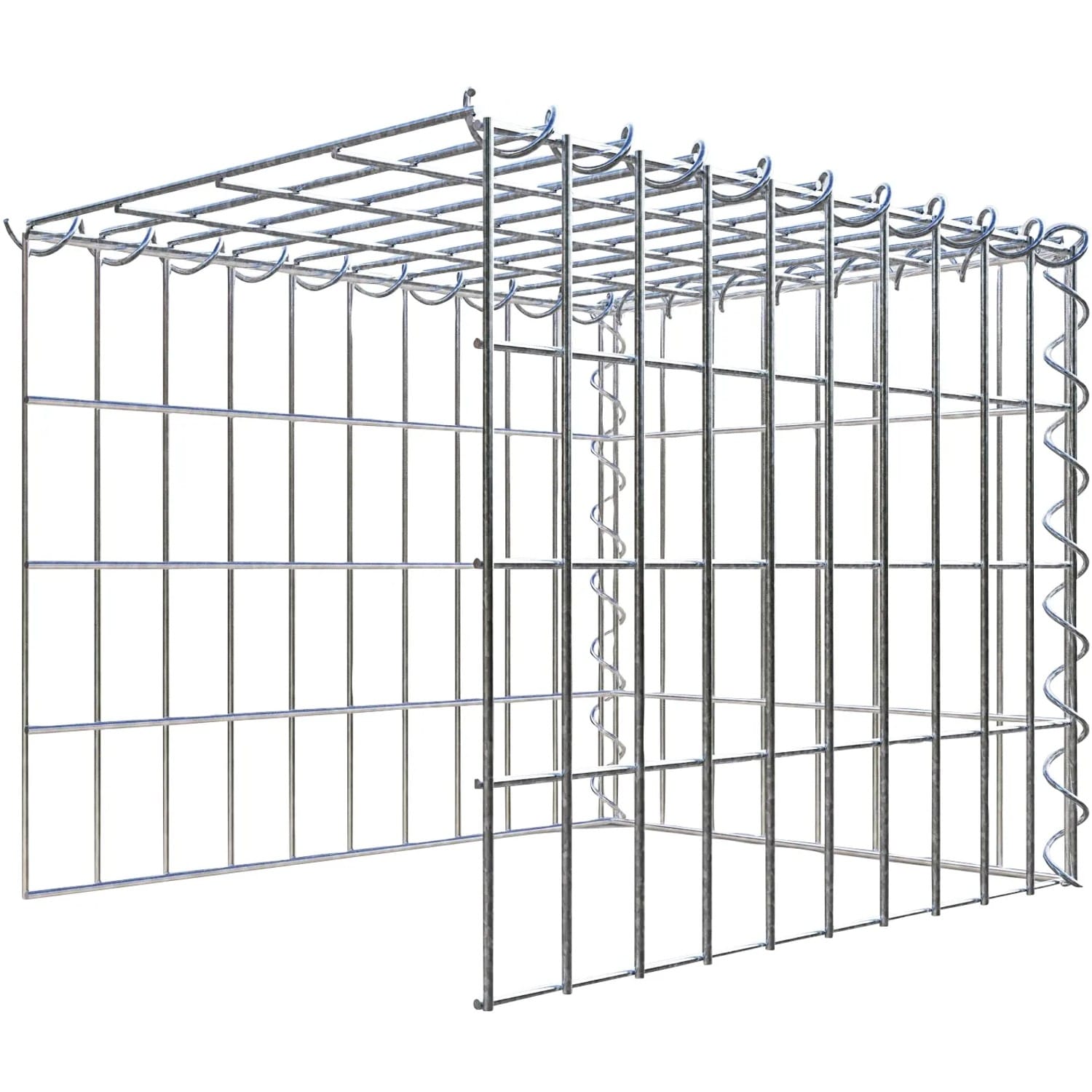 Gabiona Gabione-Anbaukorb Typ 4 40 x 50 x 40 cm Maschenw 5 x 10 cm