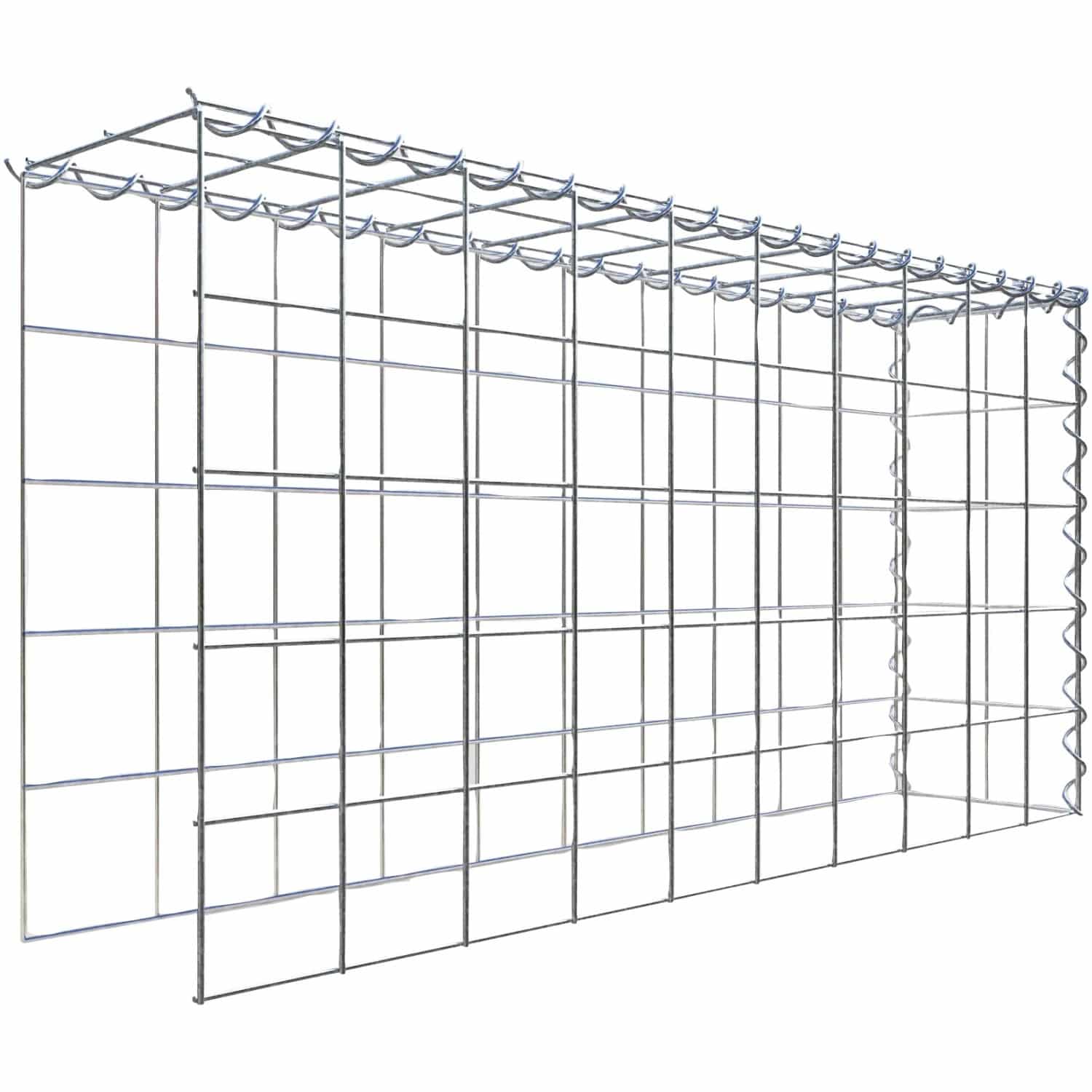 Gabiona Gabione-Anbaukorb Typ 4 50 x 100 x 20 cm Maschenw 10 x 10 cm