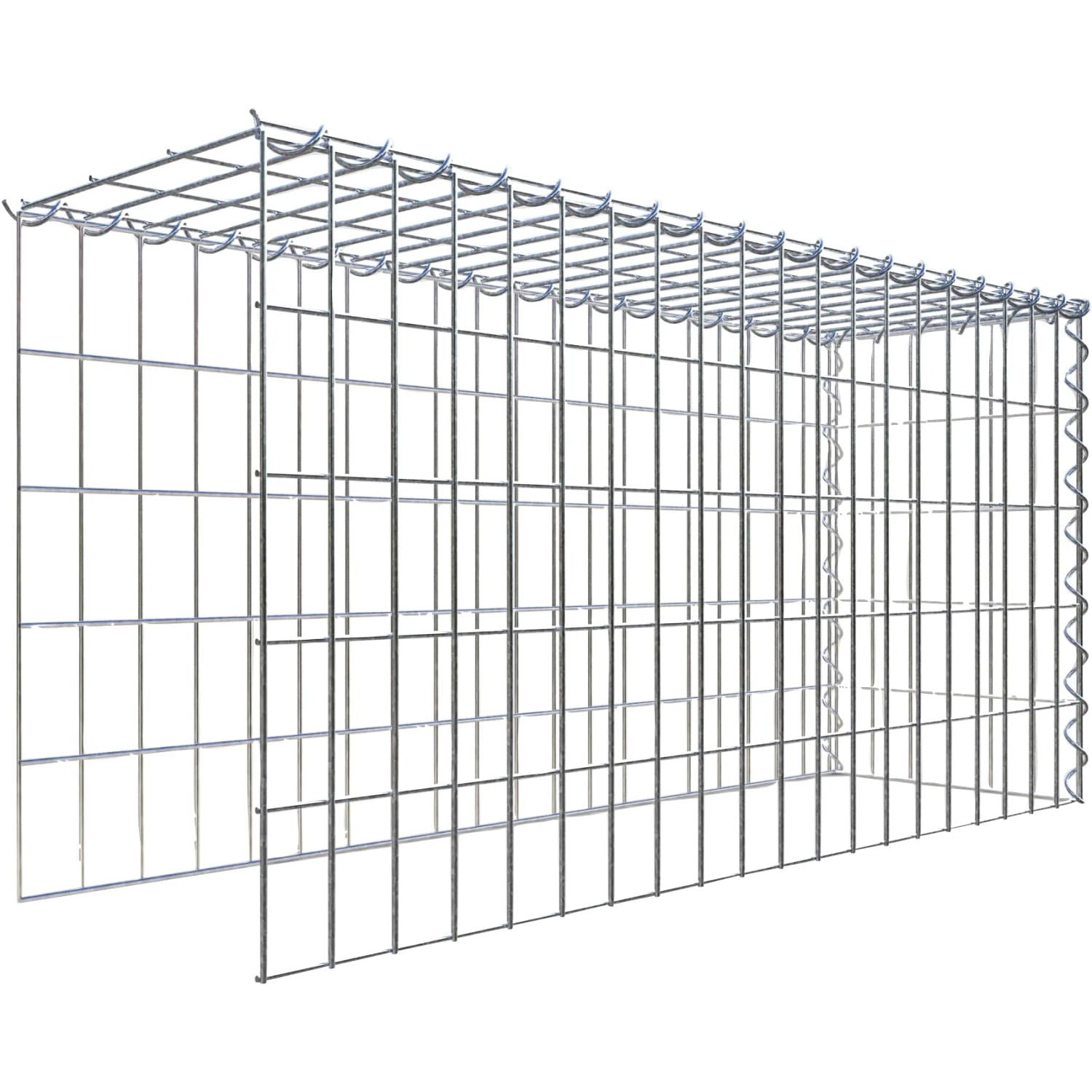 Gabiona Gabione-Anbaukorb Typ 4 50 x 100 x 30 cm Maschenw 5 x 10 cm