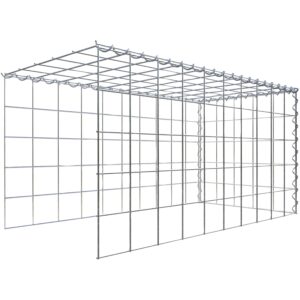 Gabiona Gabione-Anbaukorb Typ 4 50 x 100 x 50 cm Maschenw 10 x 10 cm