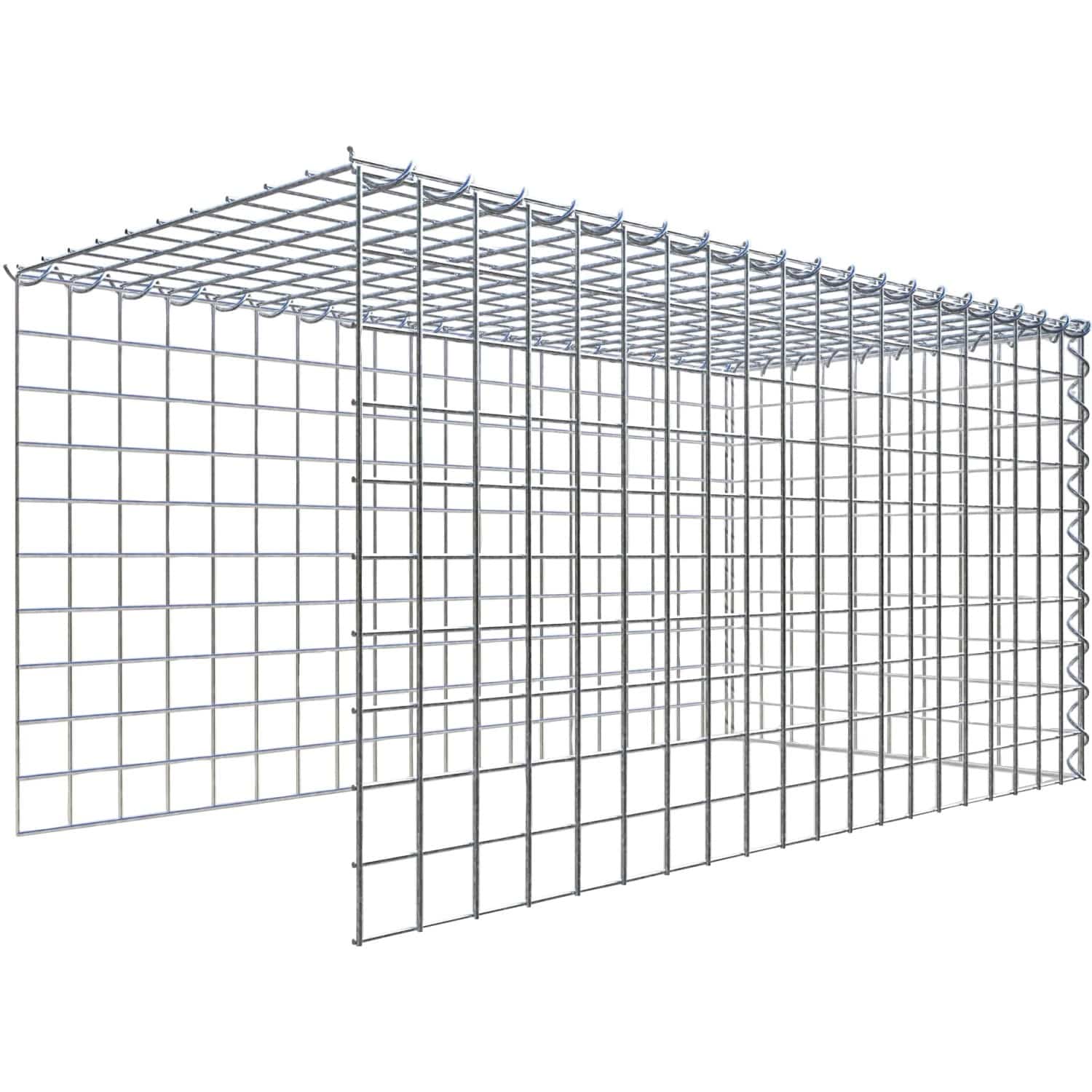 Gabiona Gabione-Anbaukorb Typ 4 50 x 100 x 50 cm Maschenw 5 x 5 cm