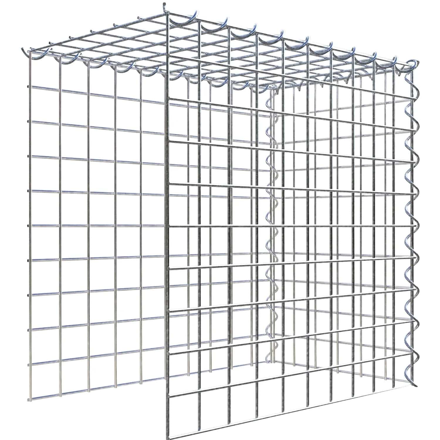 Gabiona Gabione-Anbaukorb Typ 4 50 x 50 x 30 cm Maschenw 5 x 5 cm
