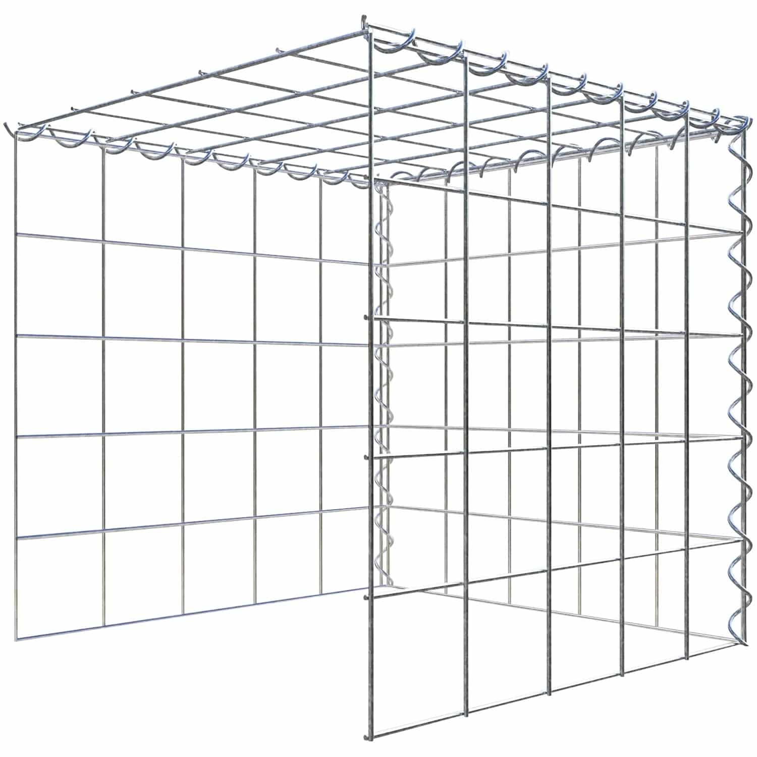 Gabiona Gabione-Anbaukorb Typ 4 50 x 50 x 50 cm Maschenw 10 x 10 cm