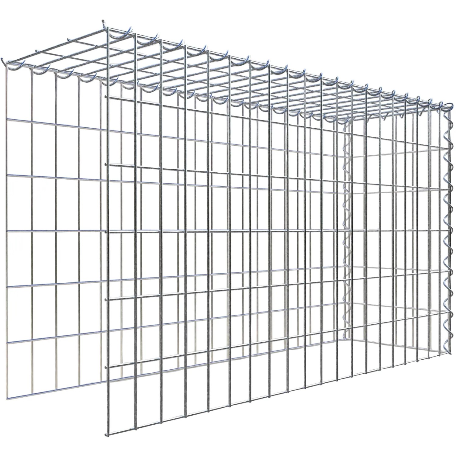 Gabiona Gabione-Anbaukorb Typ 4 60 x 100 x 30 cm Maschenw 5 x 10 cm