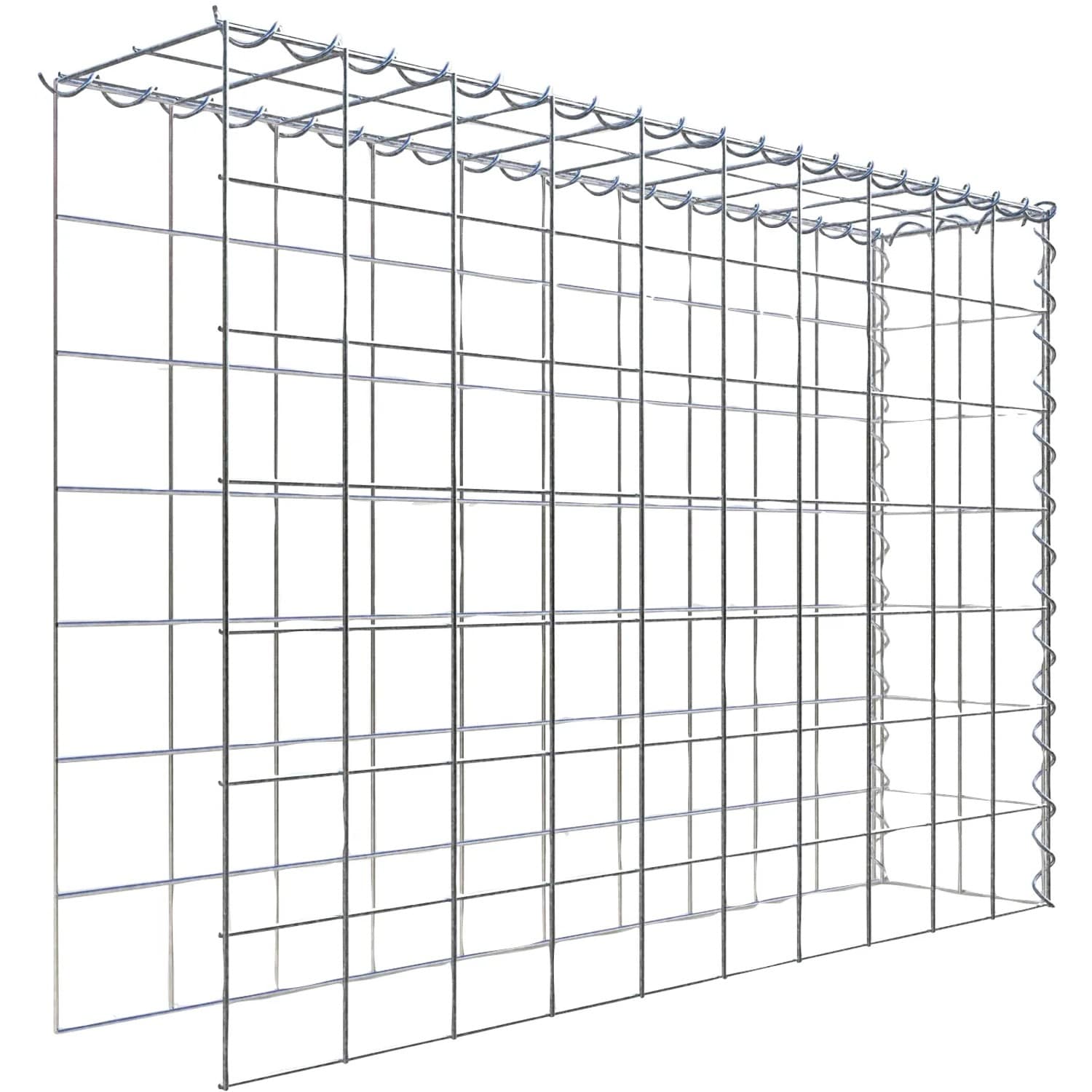 Gabiona Gabione-Anbaukorb Typ 4 70 x 100 x 20 cm Maschenw 10 x 10 cm