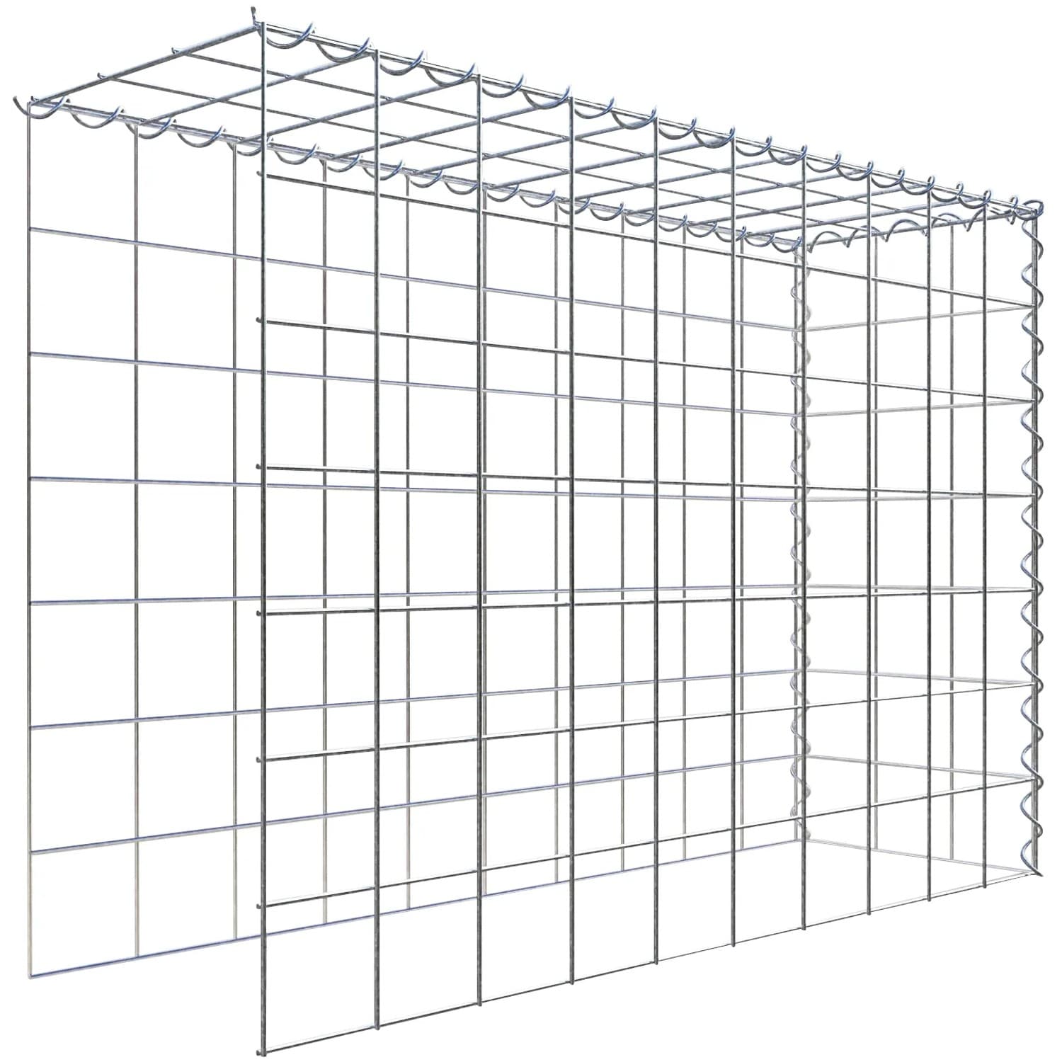 Gabiona Gabione-Anbaukorb Typ 4 70 x 100 x 30 cm Maschenw 10 x 10 cm