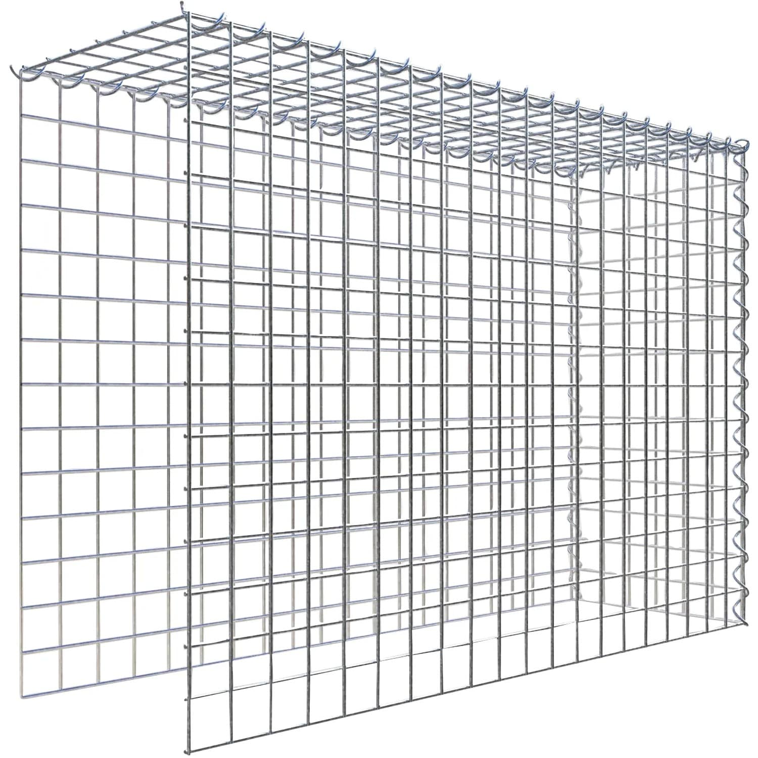 Gabiona Gabione-Anbaukorb Typ 4 70 x 100 x 30 cm Maschenw 5 x 5 cm