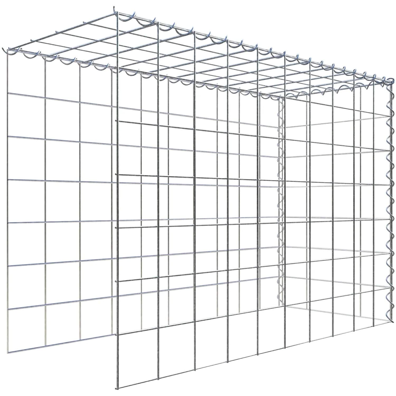 Gabiona Gabione-Anbaukorb Typ 4 70 x 100 x 40 cm Maschenw 10 x 10 cm