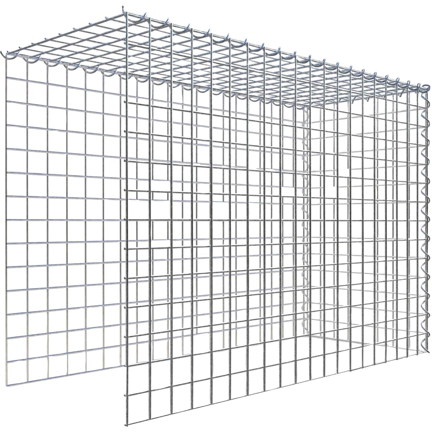 Gabiona Gabione-Anbaukorb Typ 4 70 x 100 x 40 cm Maschenw 5 x 5 cm