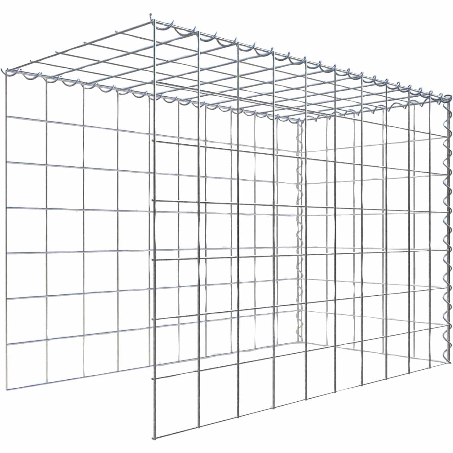 Gabiona Gabione-Anbaukorb Typ 4 70 x 100 x 50 cm Maschenw 10 x 10 cm