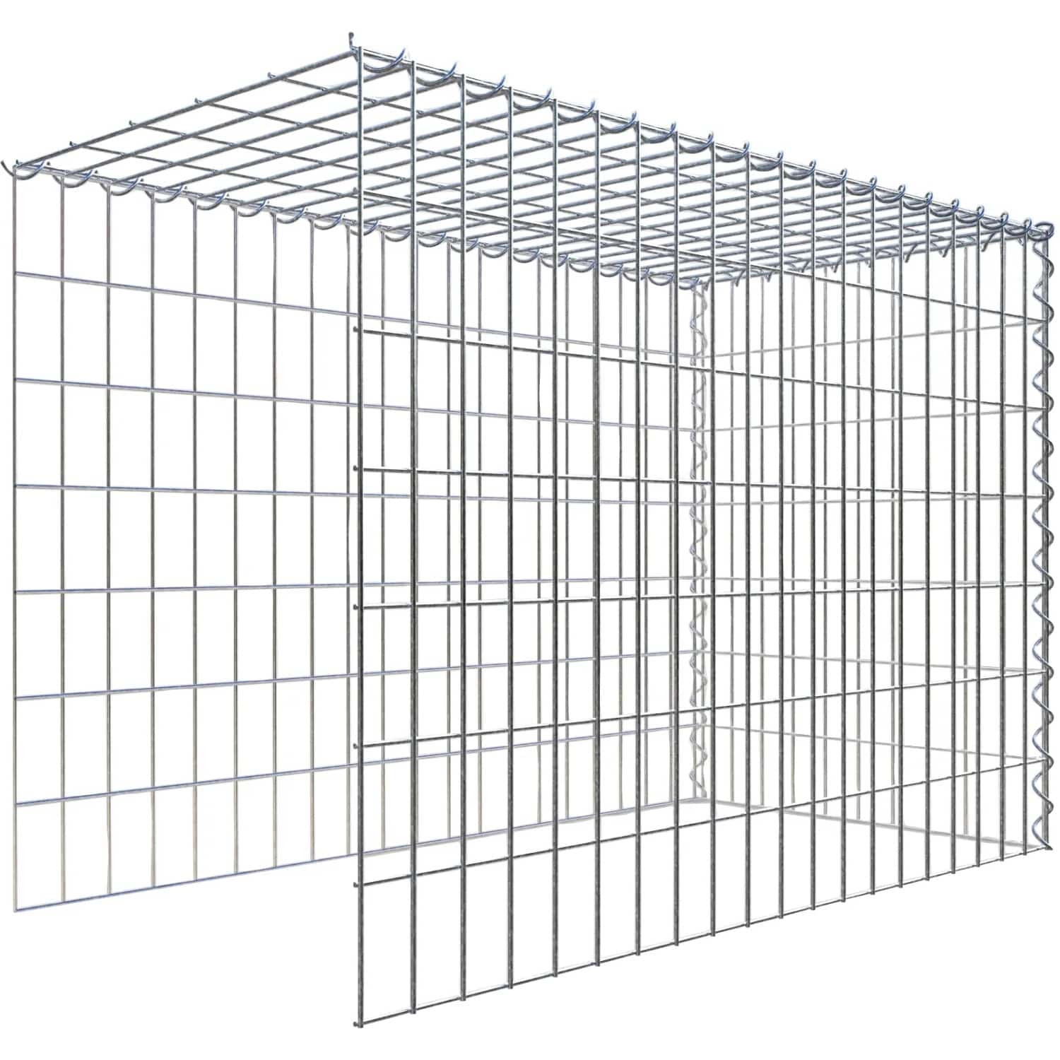 Gabiona Gabione-Anbaukorb Typ 4 70 x 100 x 50 cm Maschenw 5 x 10 cm