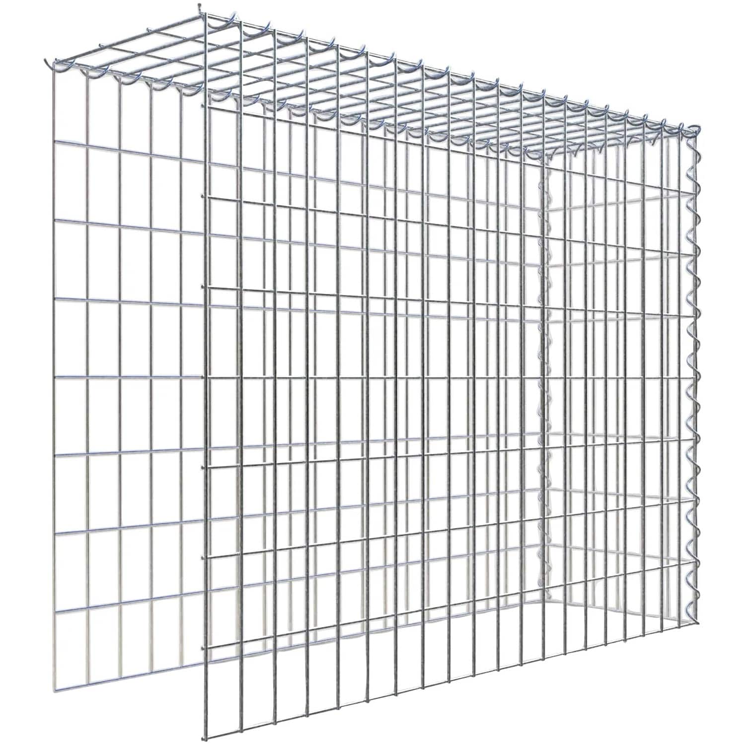 Gabiona Gabione-Anbaukorb Typ 4 80 x 100 x 30 cm Maschenw 5 x 10 cm