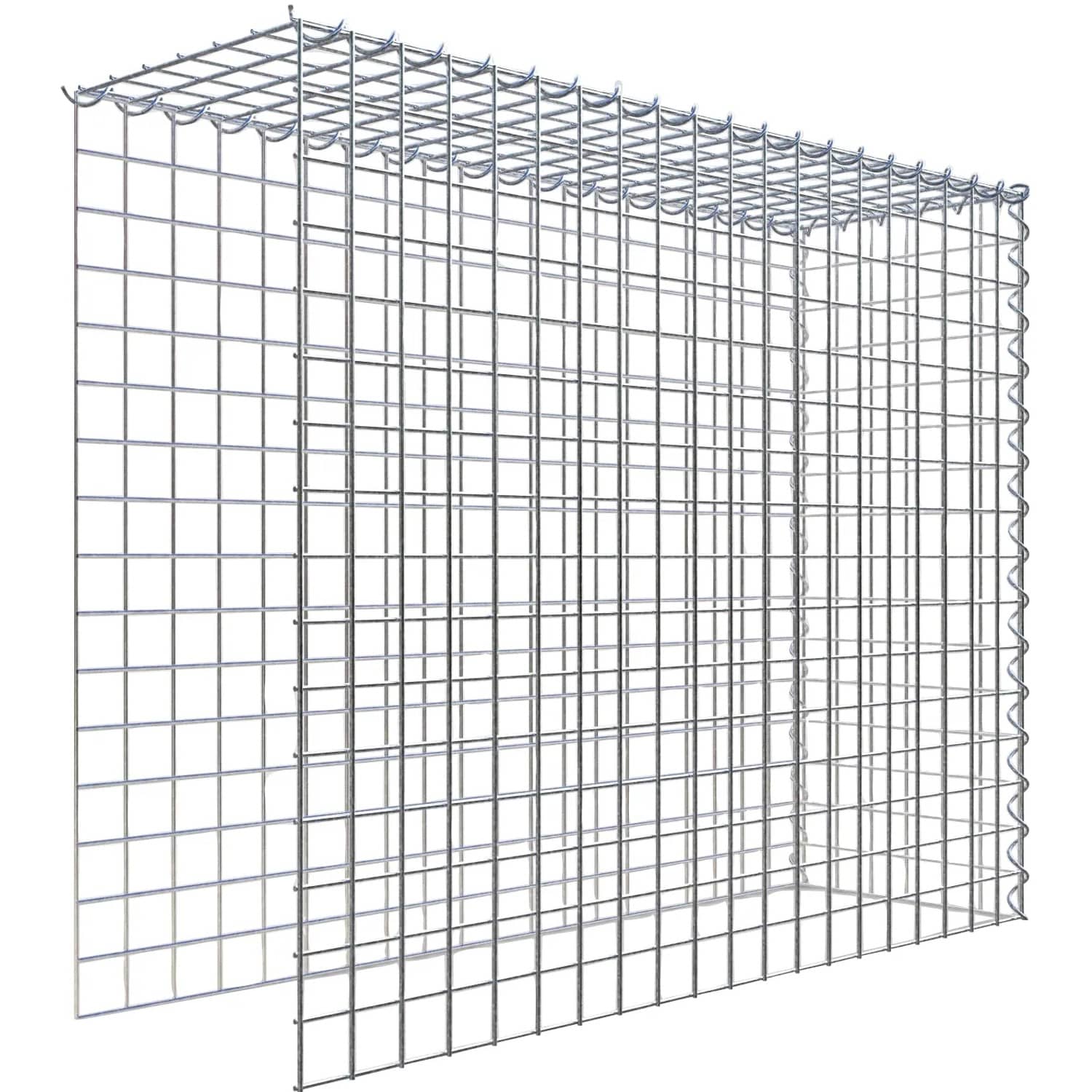 Gabiona Gabione-Anbaukorb Typ 4 80 x 100 x 30 cm Maschenw 5 x 5 cm