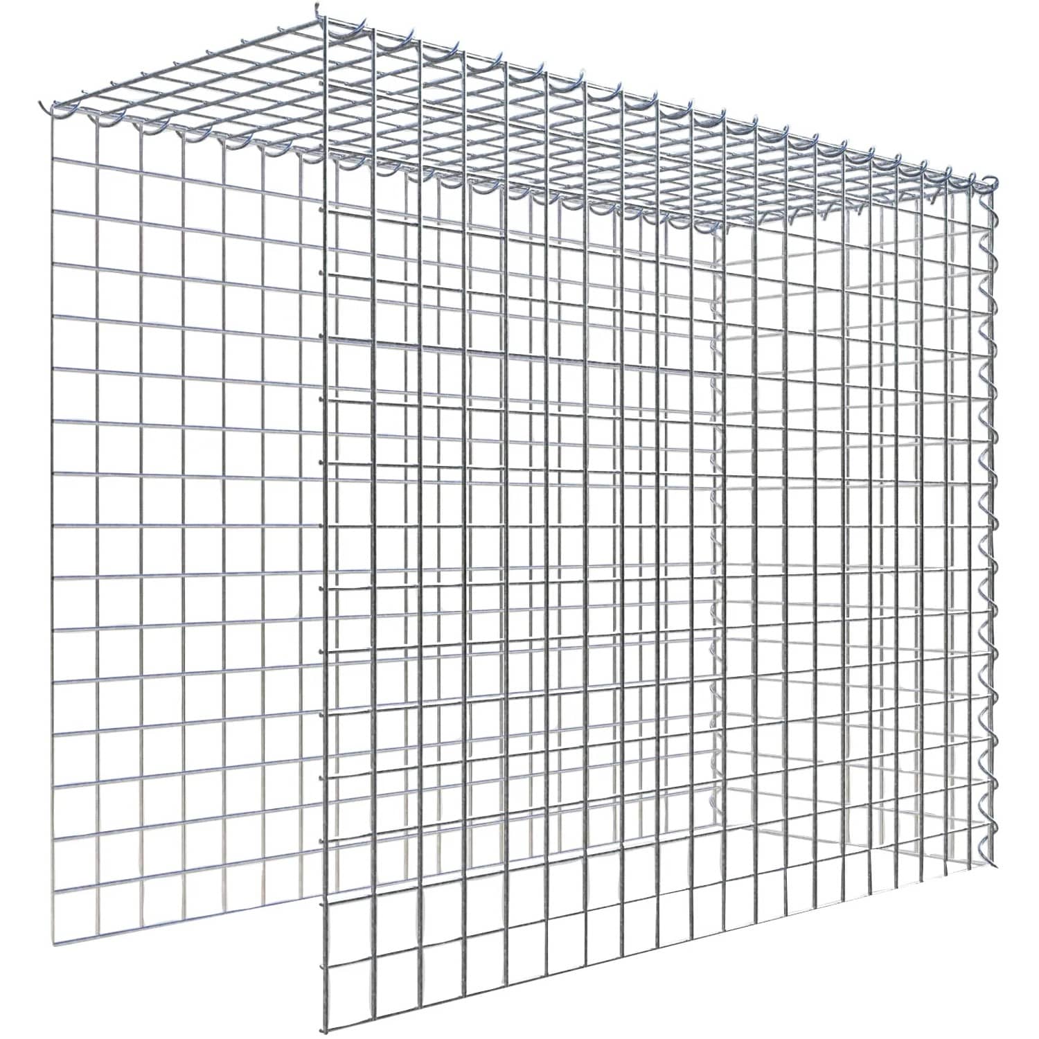 Gabiona Gabione-Anbaukorb Typ 4 80 x 100 x 40 cm Maschenw 5 x 5 cm